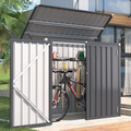 Waterproof 5 Ft. W X 3 Ft. D Metal Flat Storage Shed