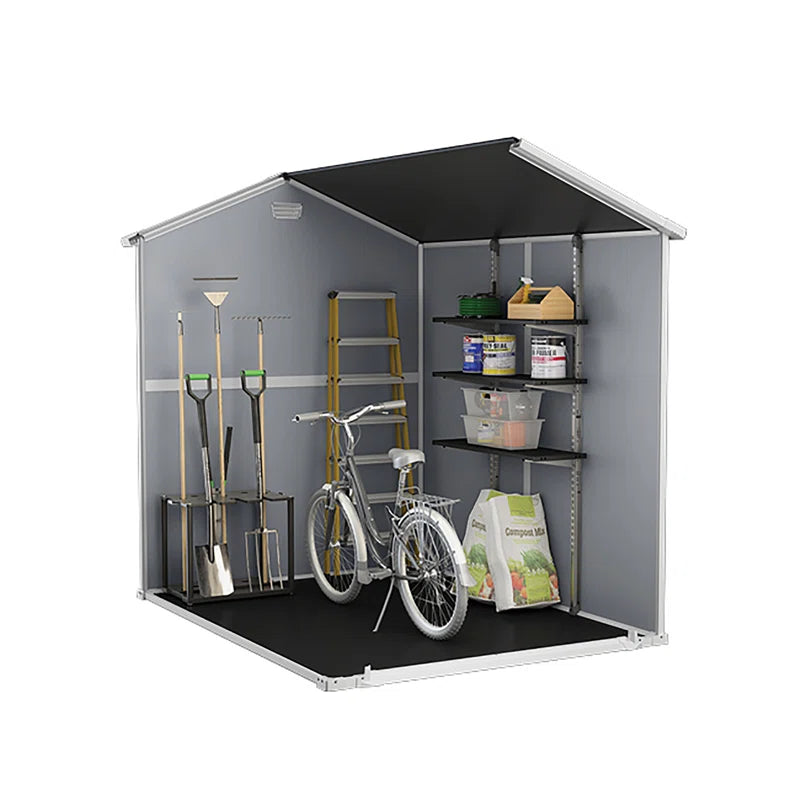 6 Ft. W X 8 Ft. D Apex Outdoor Garden Shed
