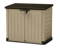 1200L Storage Shed - Beige / Brown