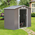 7 Ft. W X 4 Ft. D Metal Apex Garden Shed