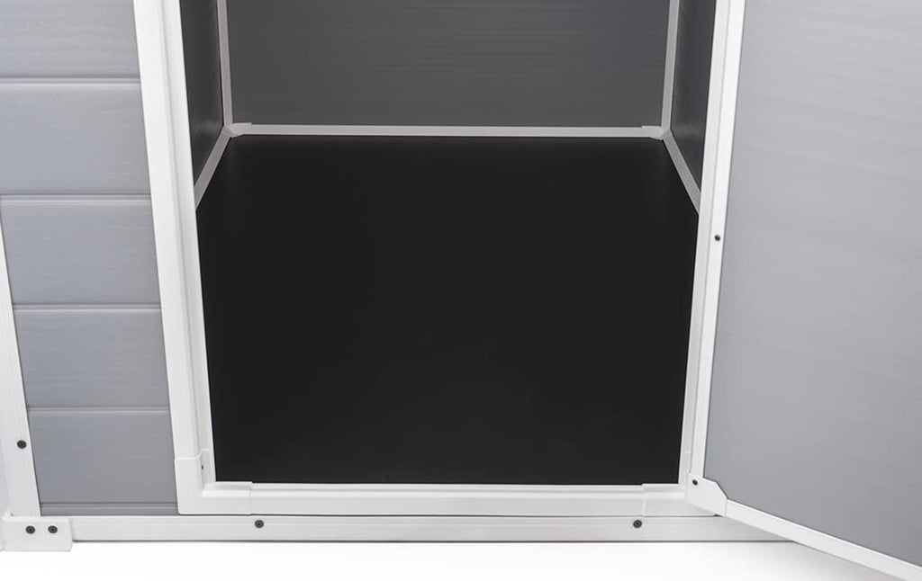 4x3ft Outdoor Garden Storage Shed with Weatherproof Design & Ventilation