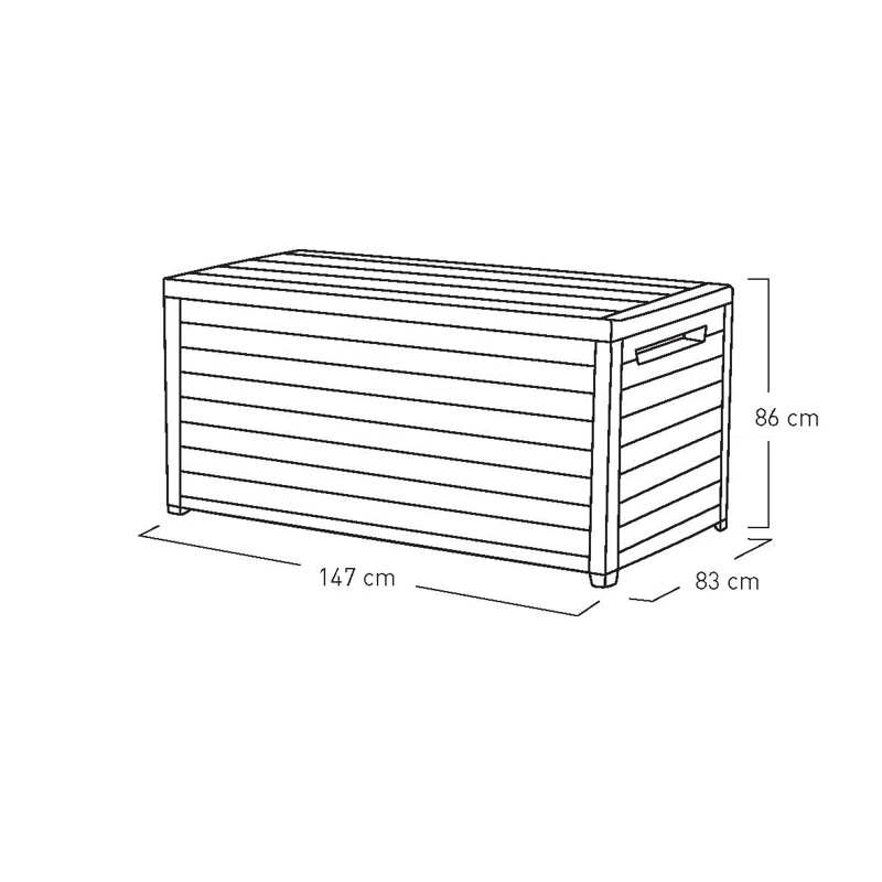 870 L Resin Storage Box