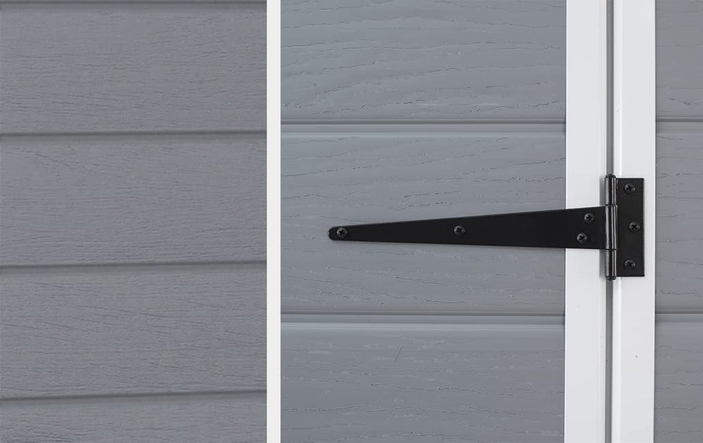 4x3ft Outdoor Garden Storage Shed with Weatherproof Design & Ventilation