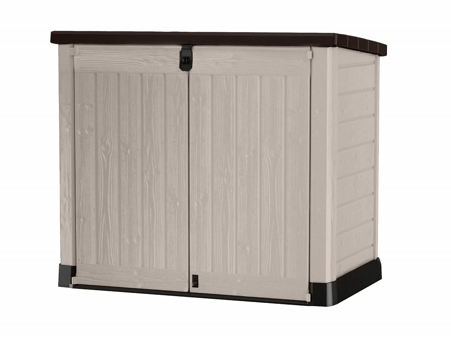 1200L Outdoor Garden Storage Shed with Wide Doors & Weatherproof Design