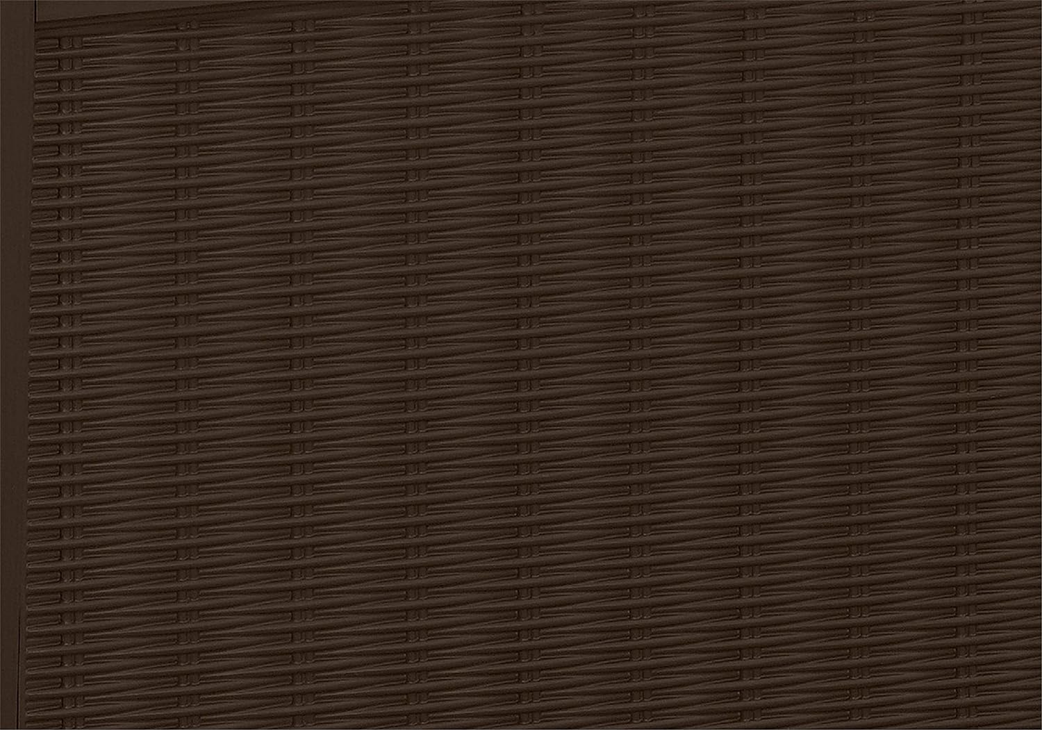 416L Outdoor Garden Storage Box with Lockable Lid & Rattan Effect Design