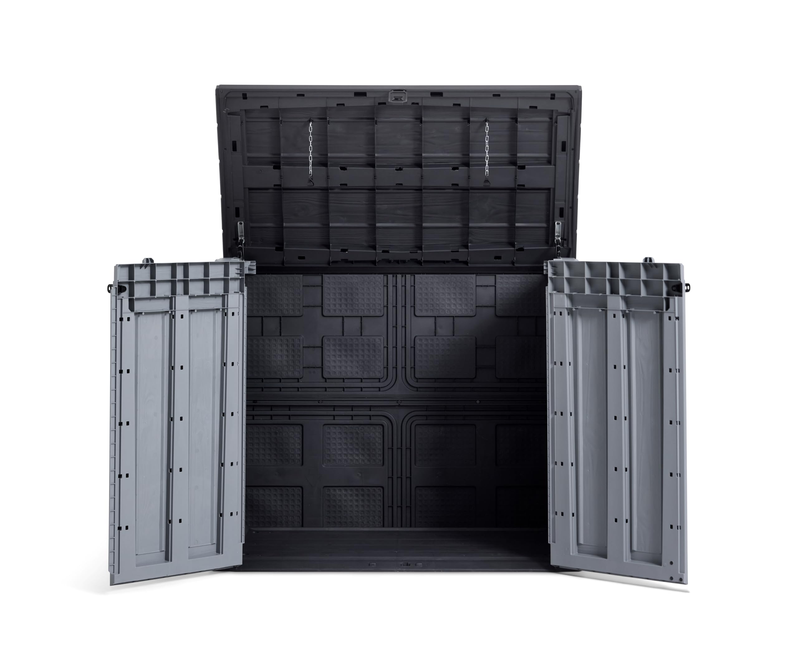 Large Outdoor Garden Storage Shed with Lockable Doors & Weatherproof Design