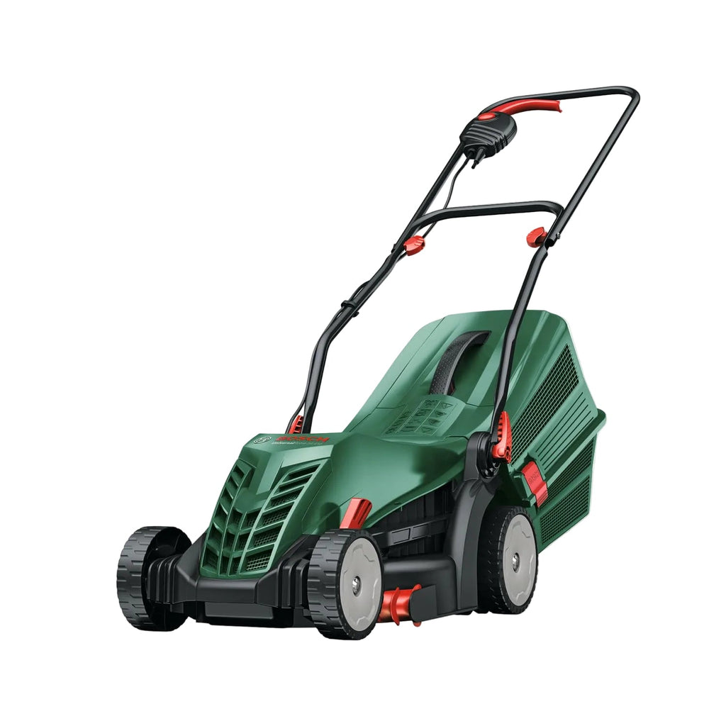 Electric Lawn Mower with 34cm Cutting Width, GrassCombs & 40L Grass Box