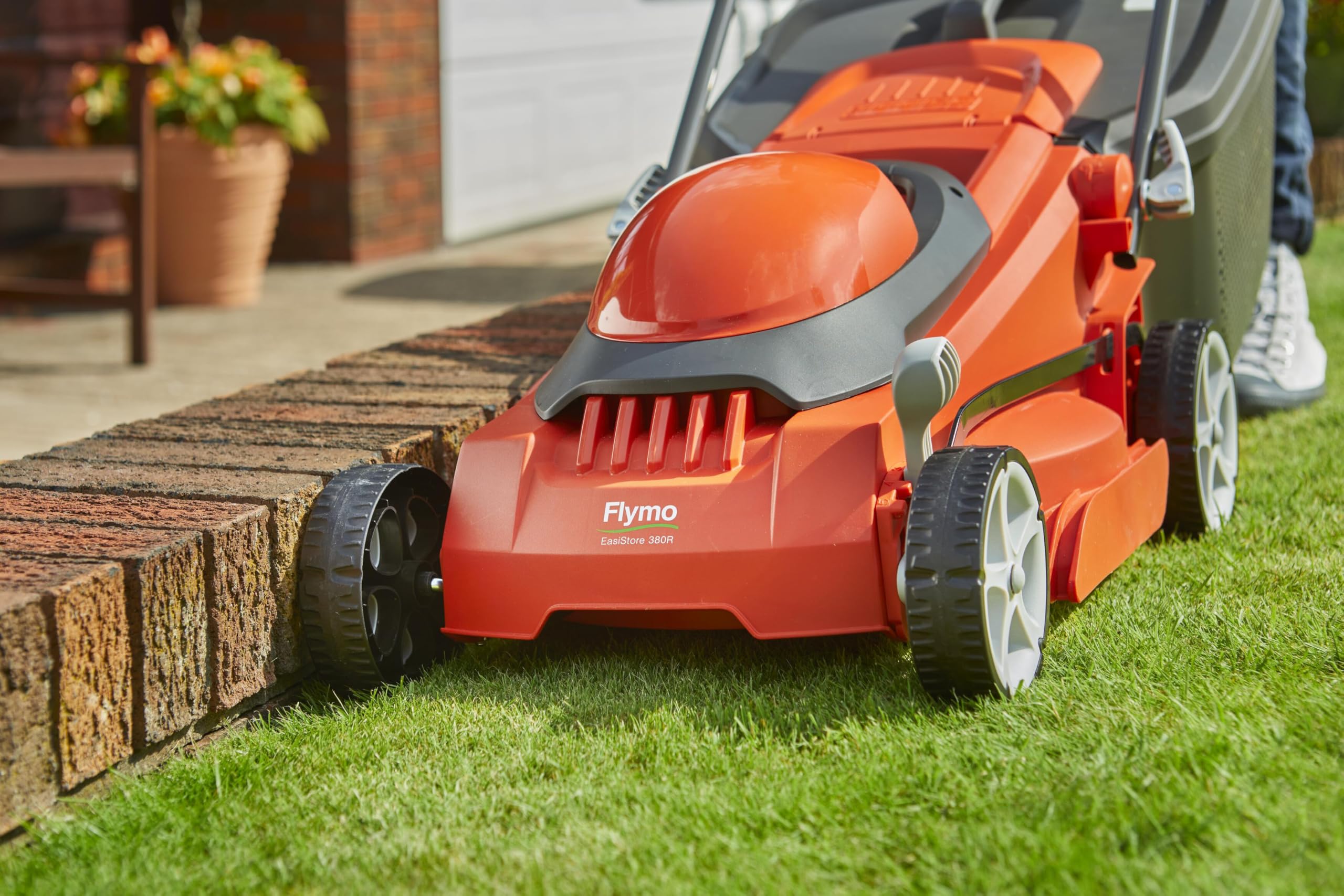 1600W Electric Lawn Mower with Rear Roller & 45L Grass Collection Box