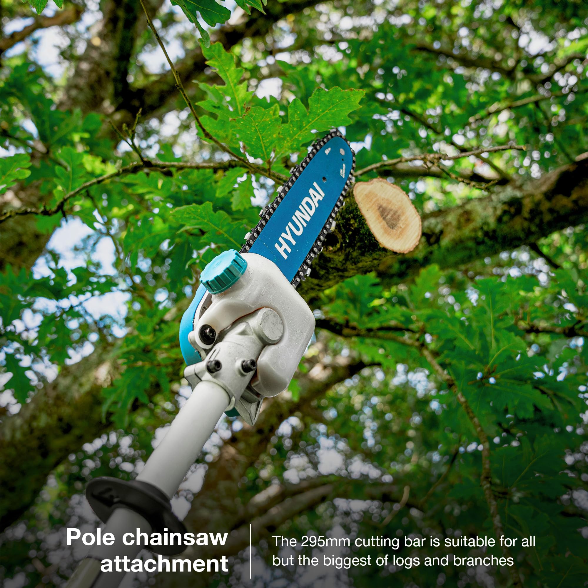 5-in-1 Petrol Garden Multi Tool with Hedge Trimmer, Chainsaw & Brushcutter Attachments