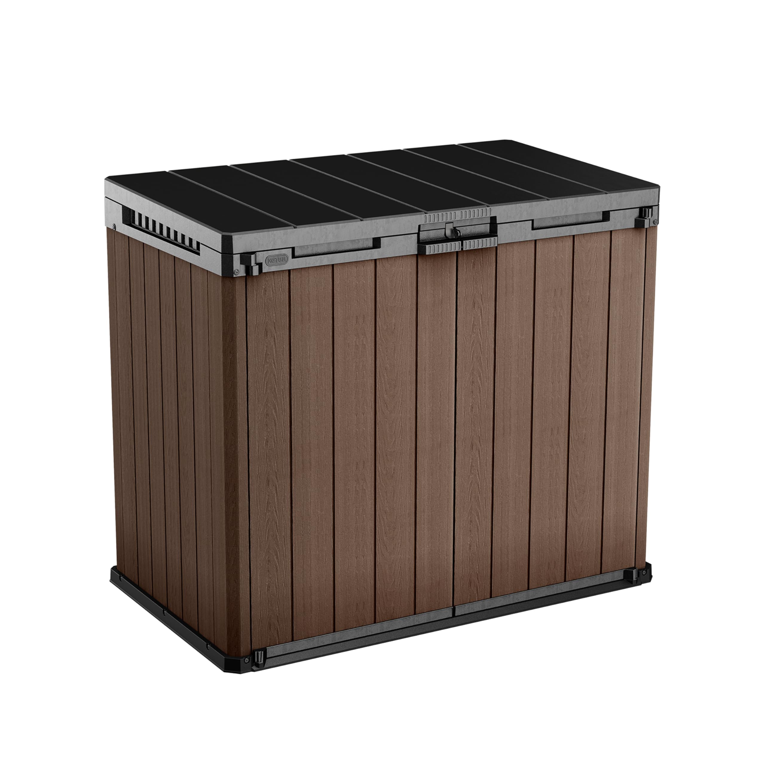 1150L Outdoor Garden Storage Box with Lockable Doors & Weatherproof Design