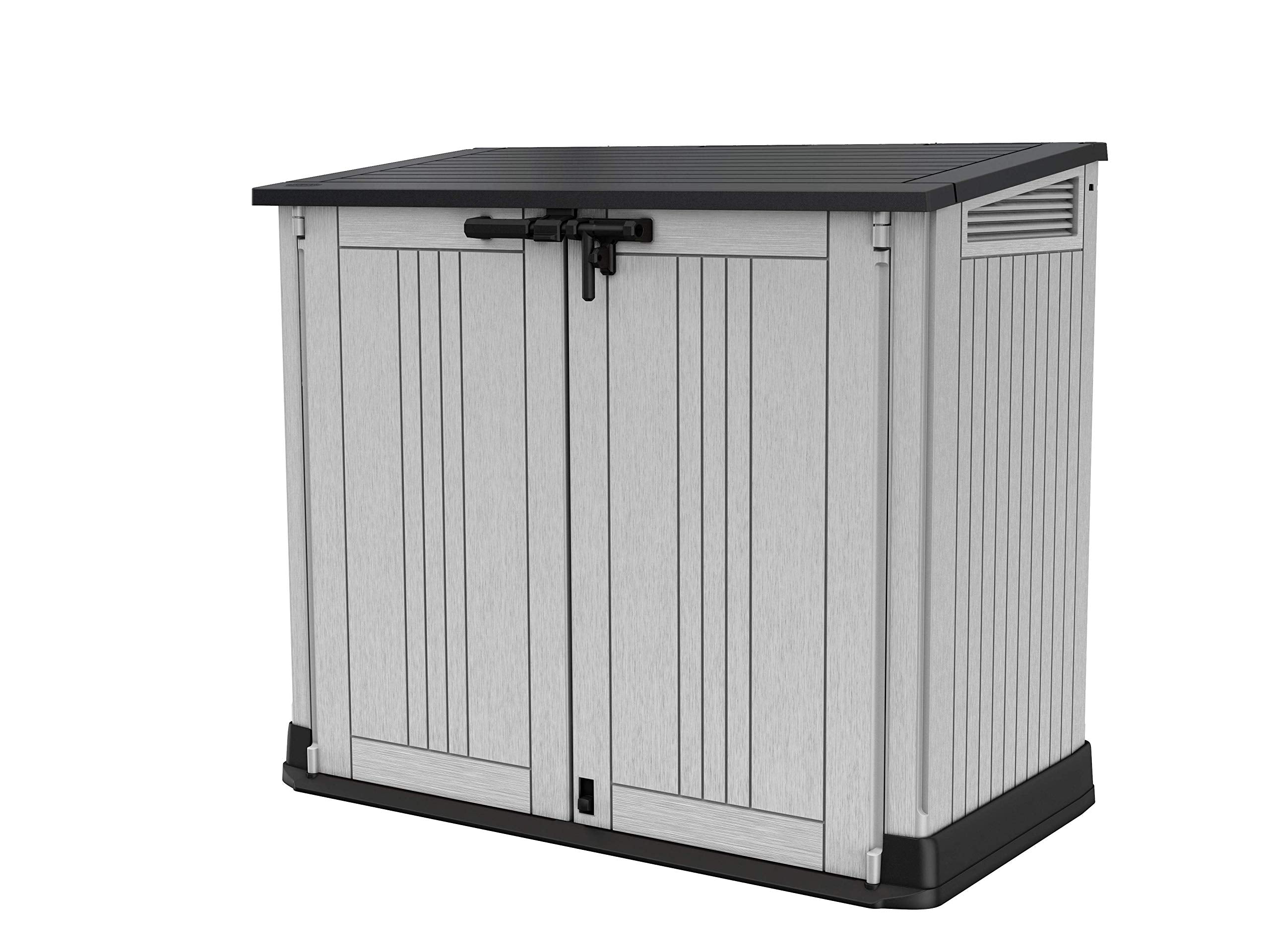 880L Outdoor Garden Storage Shed with Lockable Doors & Weatherproof Design