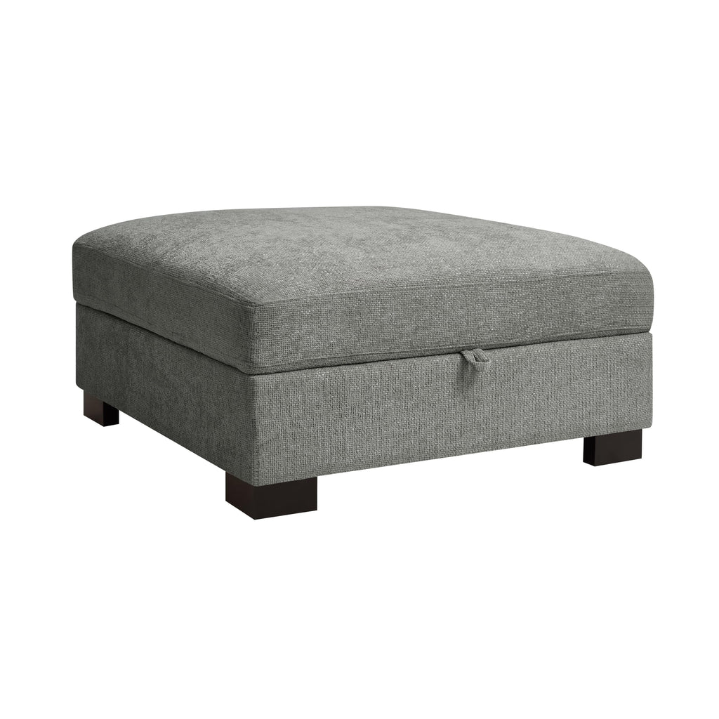 Large Corner Sofa, Left or Right Hand Corner Sofa, Couch in Upholstered Teddy Jumbo Cord or Chenille Fabric, L Shaped Sofas with Optional Footstool (Sage Green Chenille, Left Hand Facing)