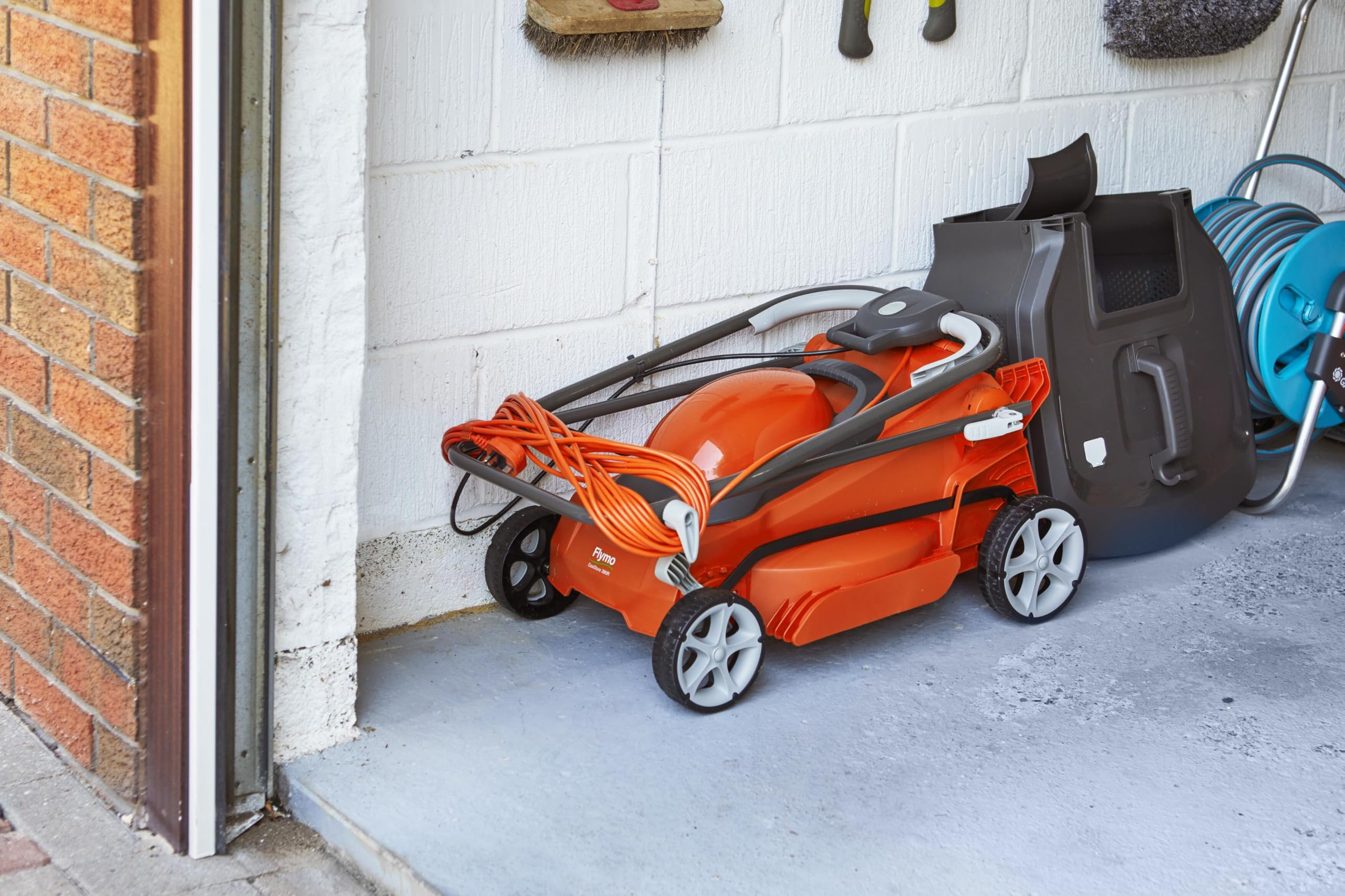 1600W Electric Lawn Mower with Rear Roller & 45L Grass Collection Box
