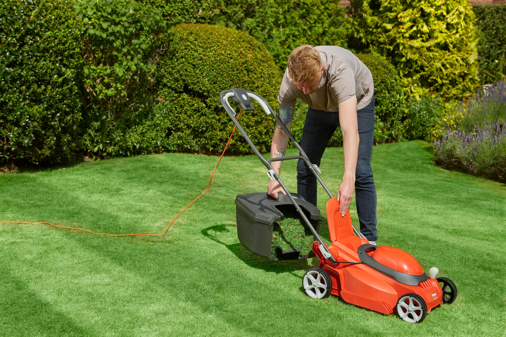 1600W Electric Lawn Mower with Rear Roller & 45L Grass Collection Box