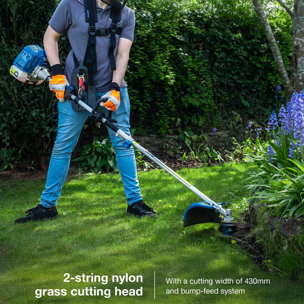 5-in-1 Petrol Garden Multi Tool with Hedge Trimmer, Chainsaw & Brushcutter Attachments