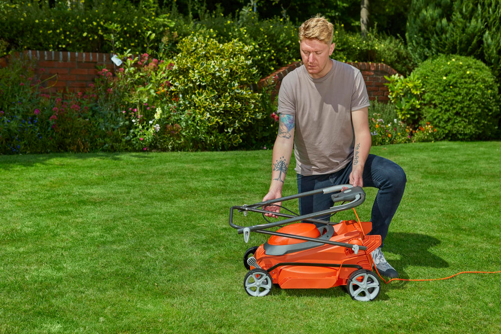 1600W Electric Lawn Mower with Rear Roller & 45L Grass Collection Box
