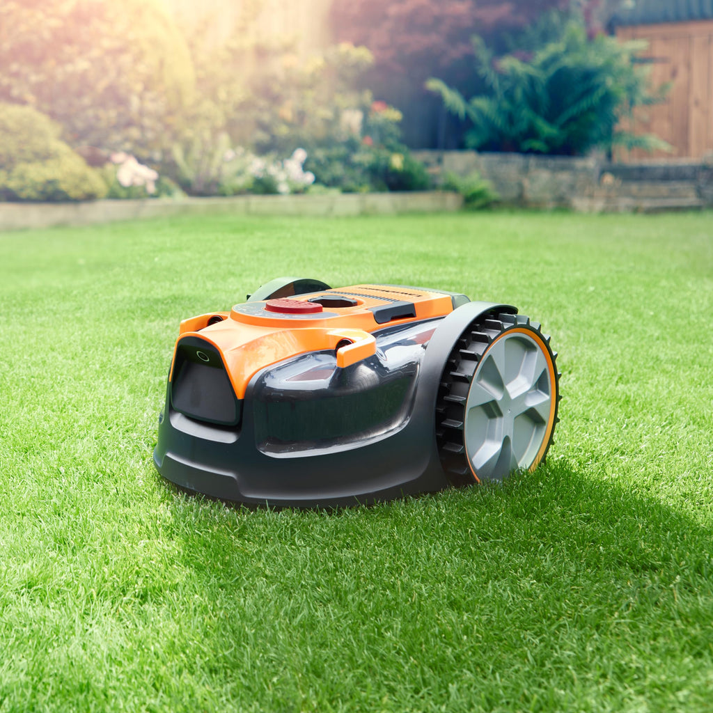 Cordless Robot Lawn Mower with Smart Sensors & Boundary-Free Operation
