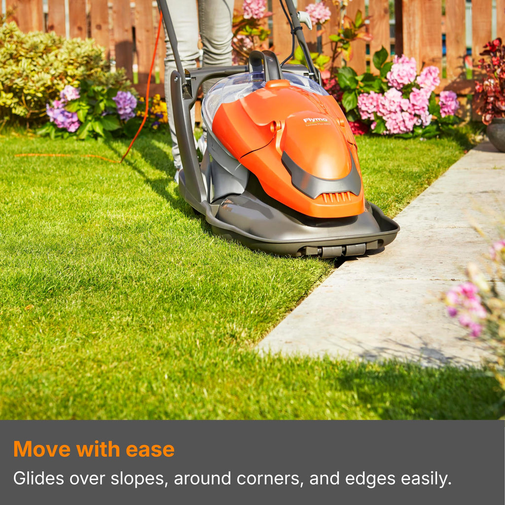 1800W Hover Lawn Mower with 36cm Cutting Width & 26L Grass Box