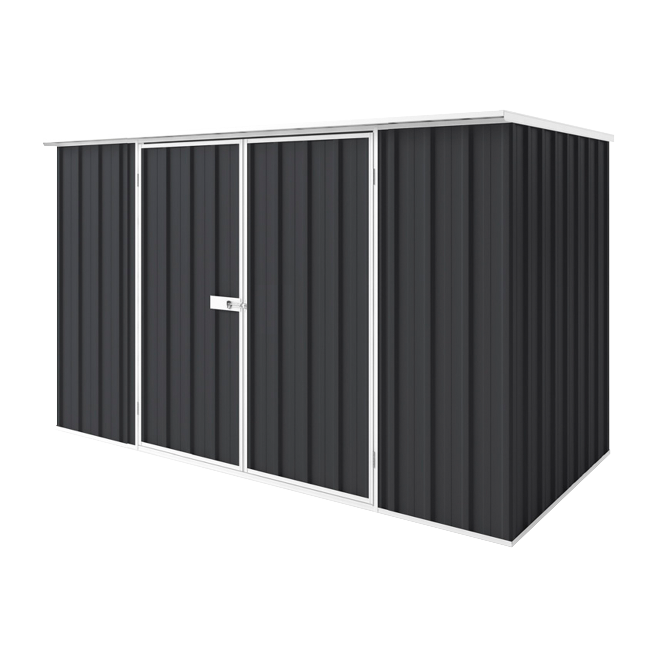 3m x 1.5m Flat Roof Garden Shed