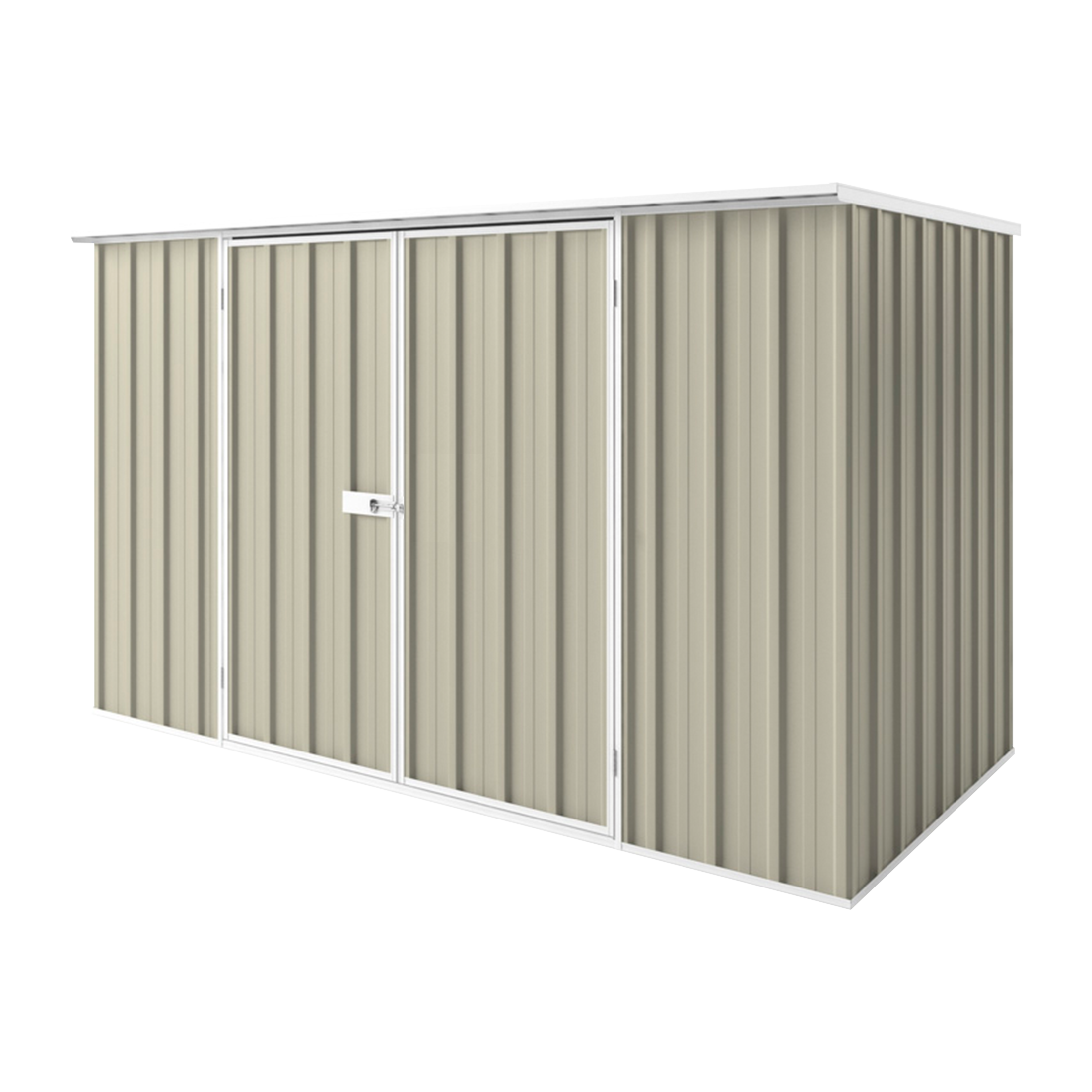 3m x 1.5m Flat Roof Garden Shed