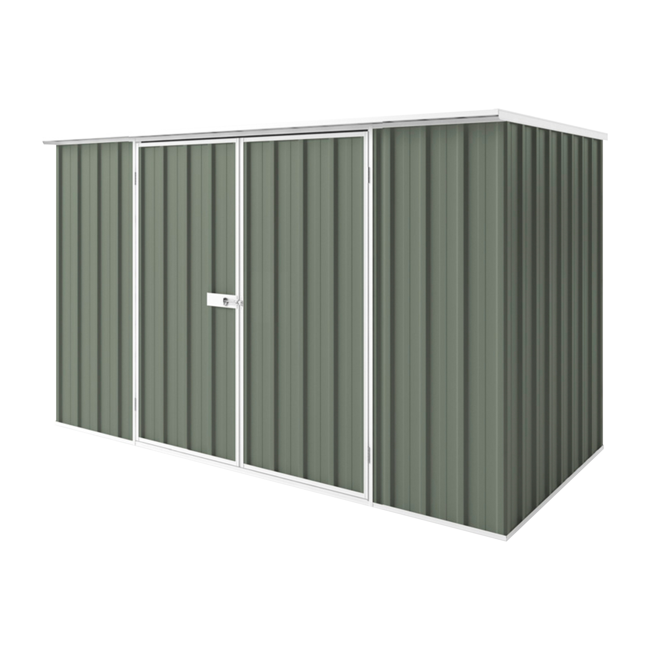 3m x 1.5m Flat Roof Garden Shed