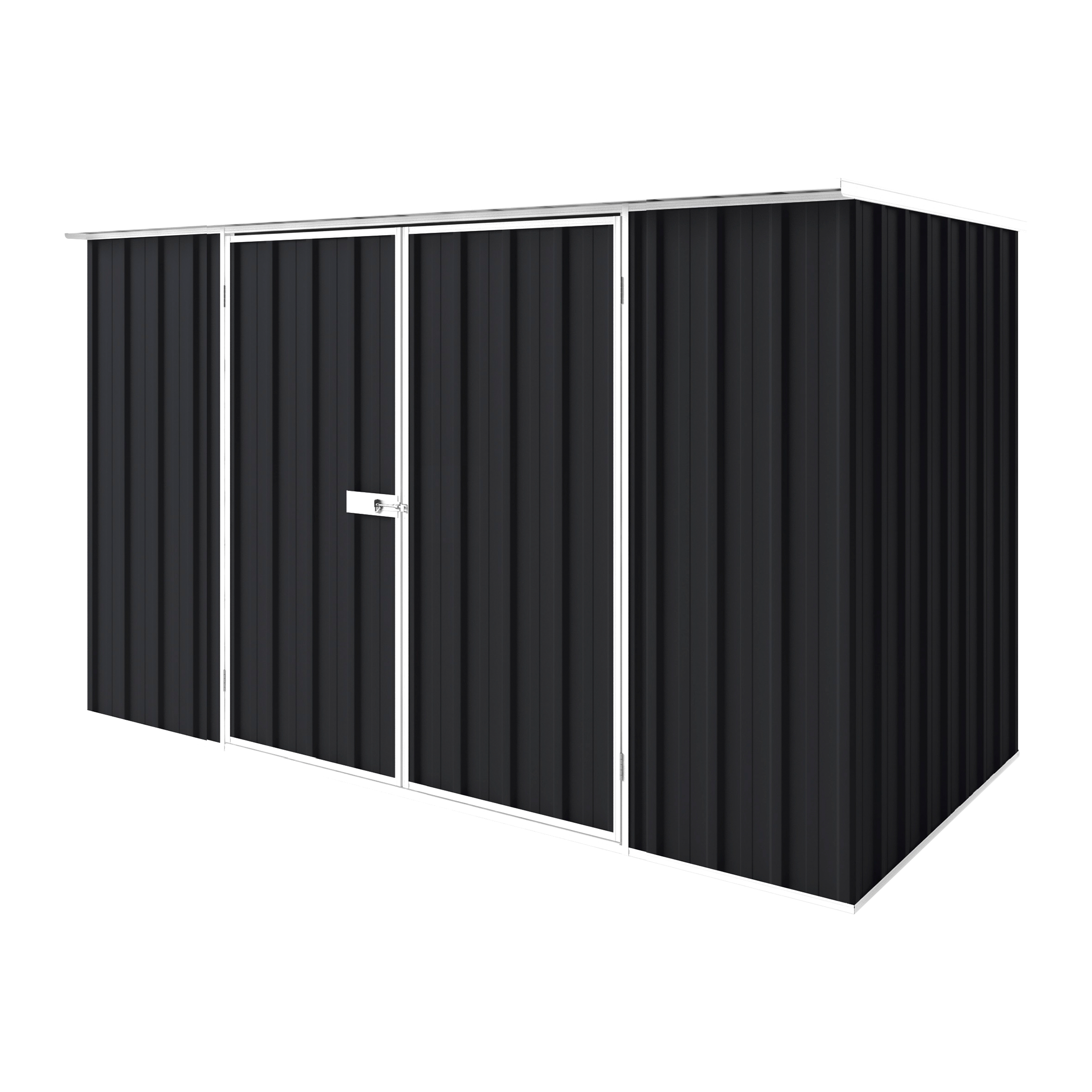 3m x 1.5m Flat Roof Garden Shed