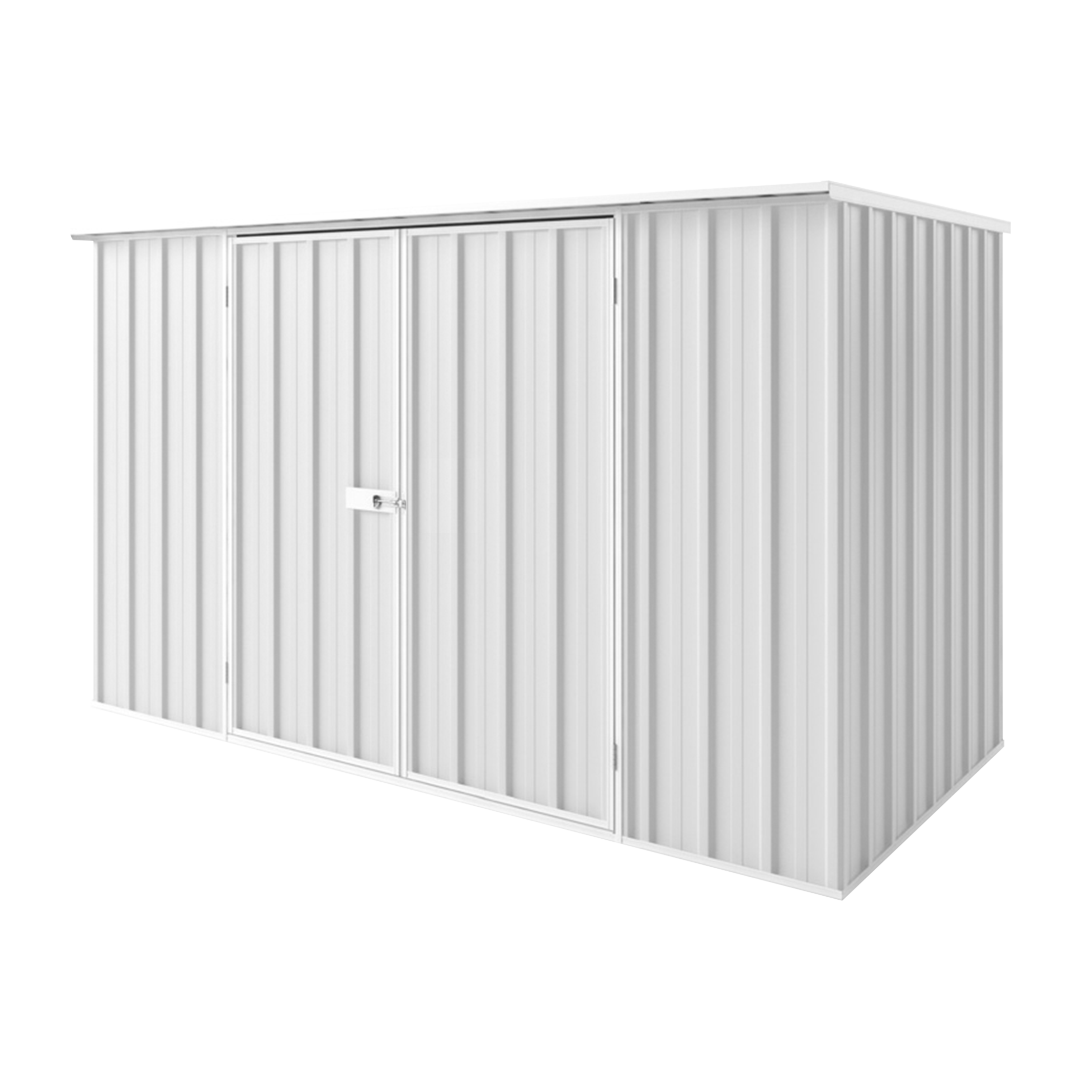 3m x 1.5m Flat Roof Garden Shed