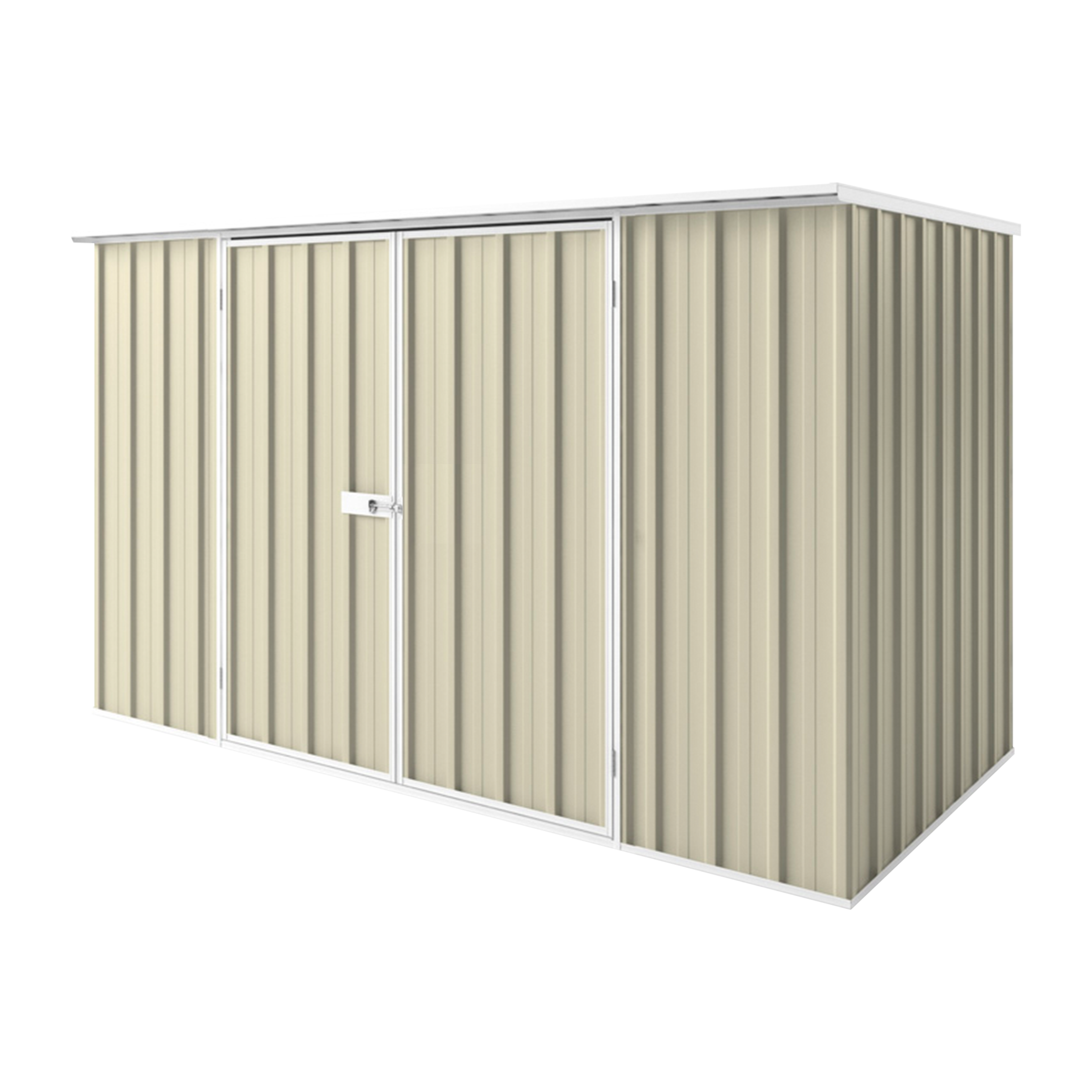 3m x 1.5m Flat Roof Garden Shed