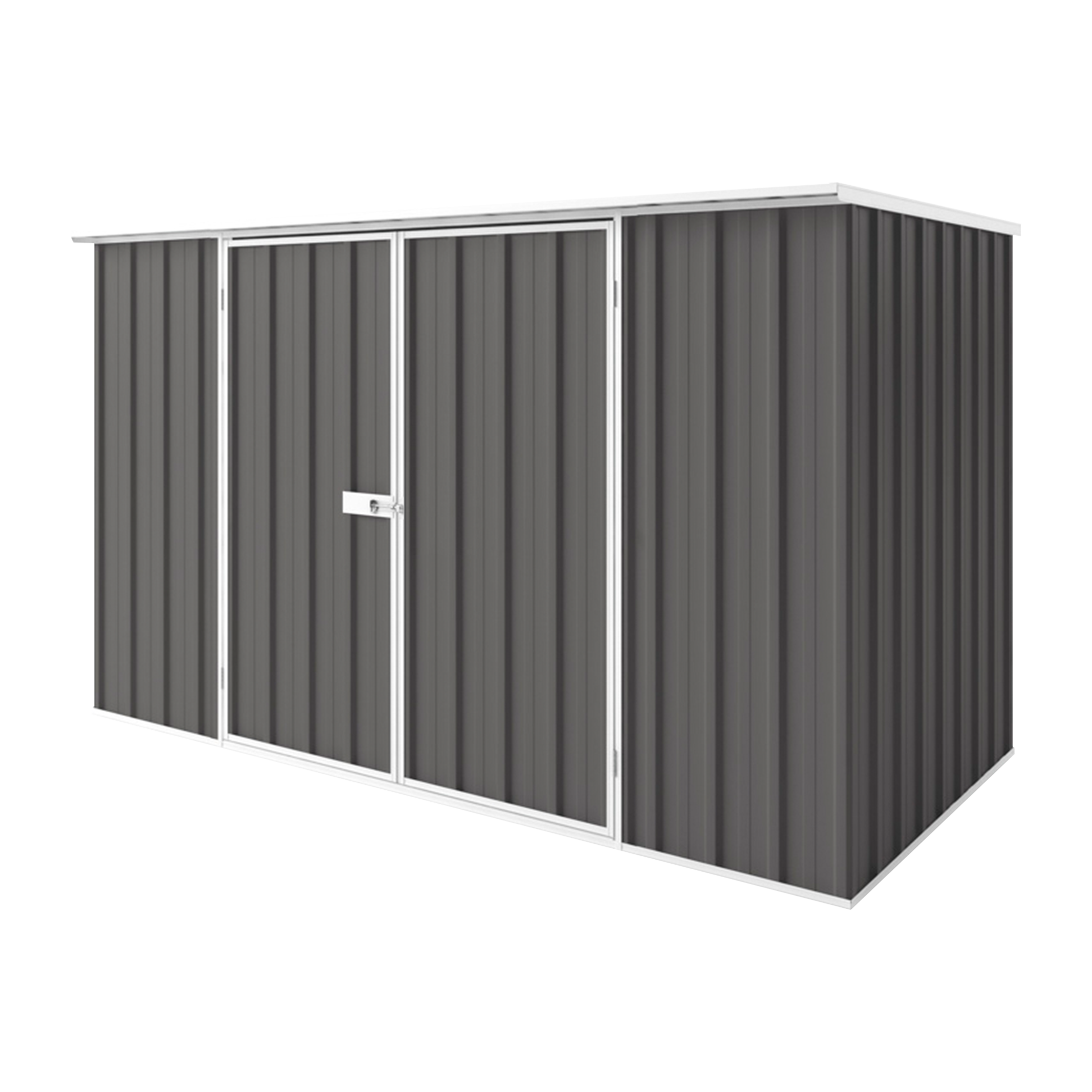 3m x 1.5m Flat Roof Garden Shed
