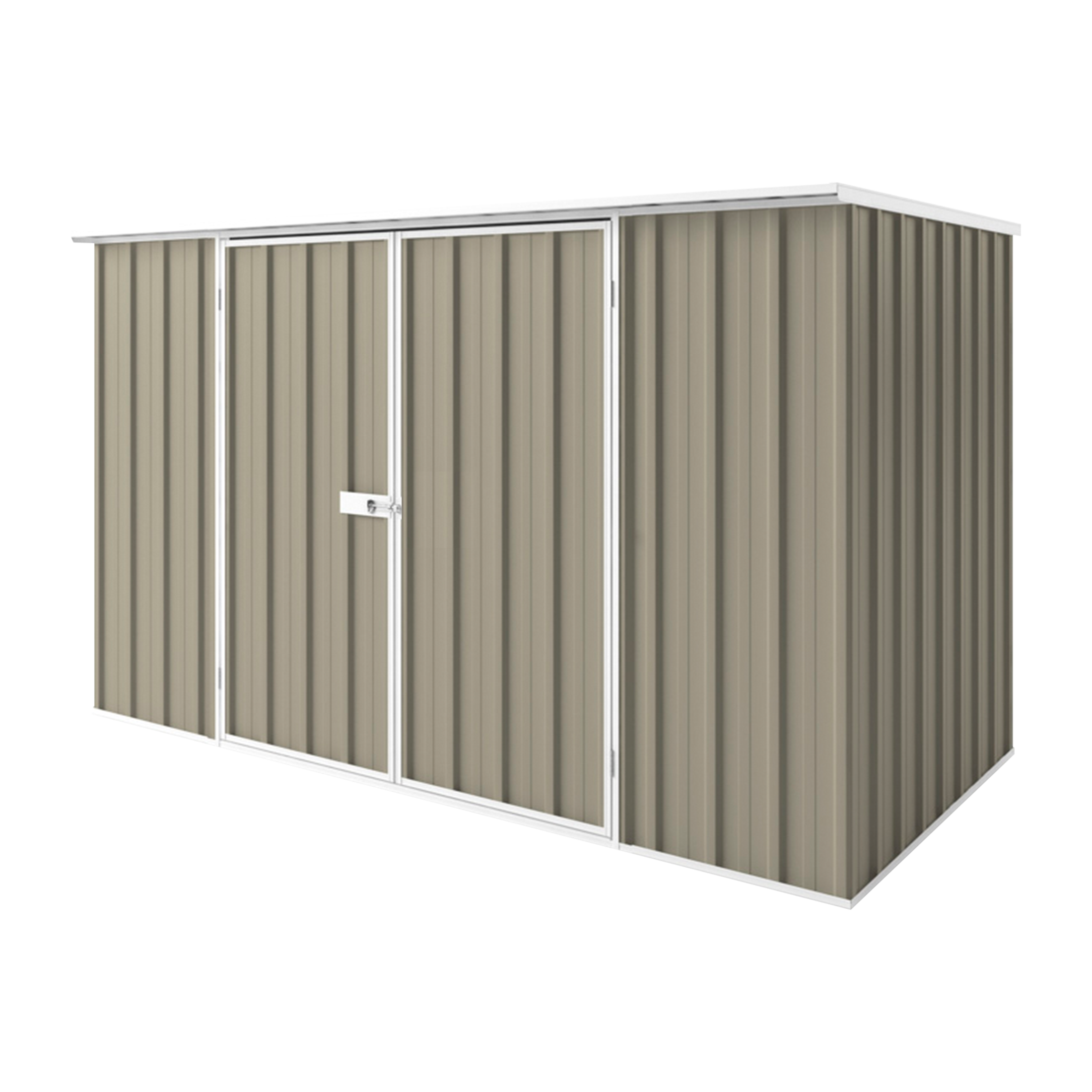 3m x 1.5m Flat Roof Garden Shed