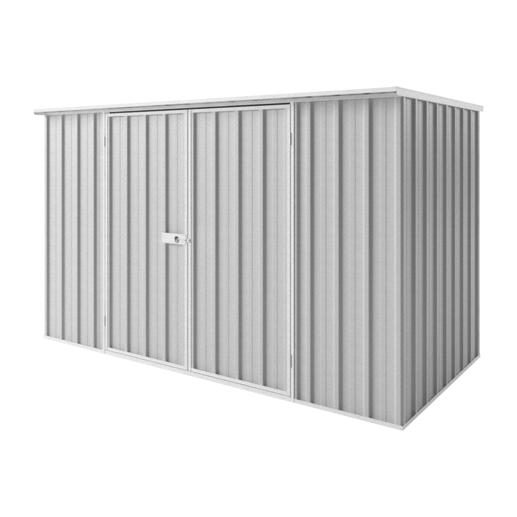 3m x 1.5m Flat Roof Garden Shed