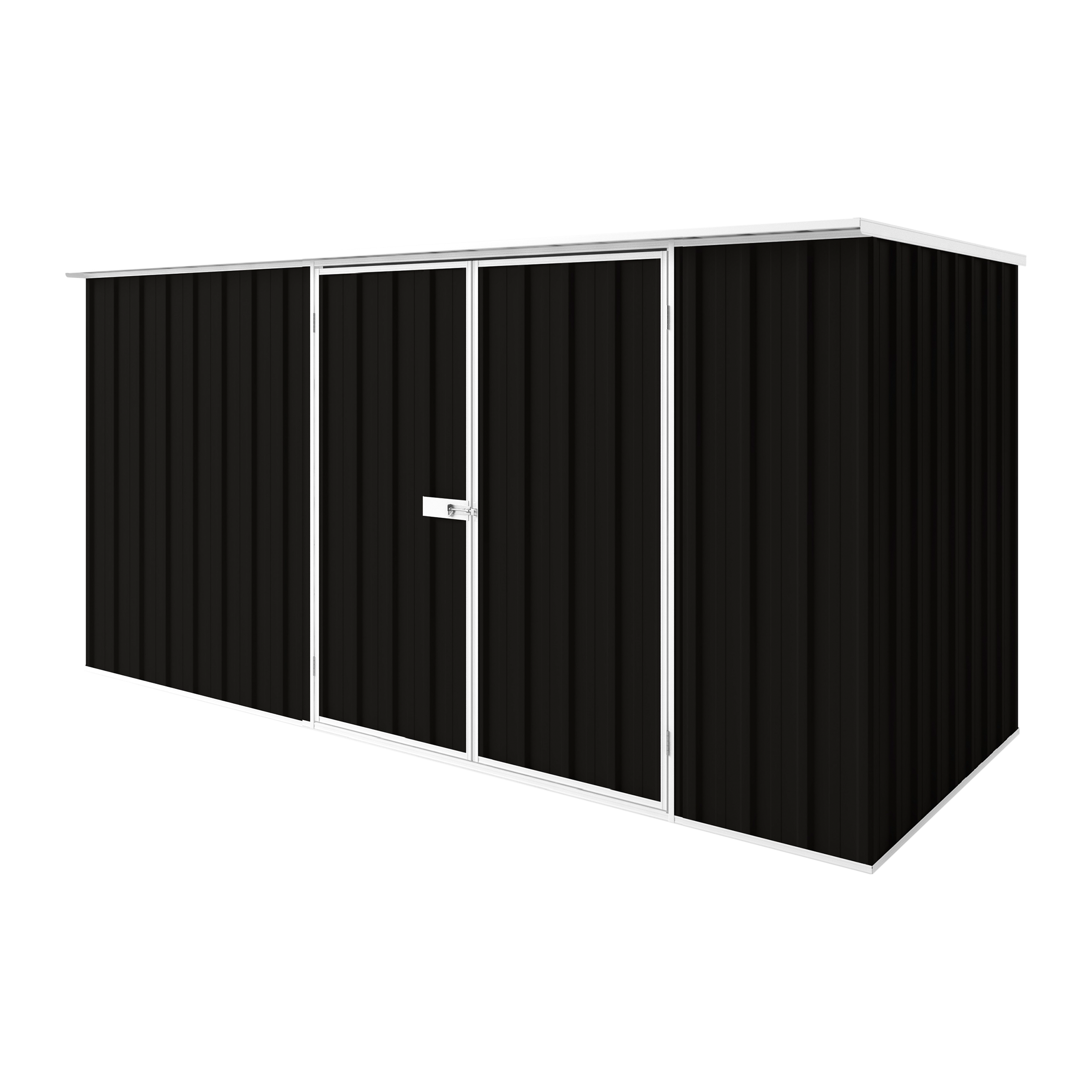 3.75m x 1.5m Flat Roof Garden Shed