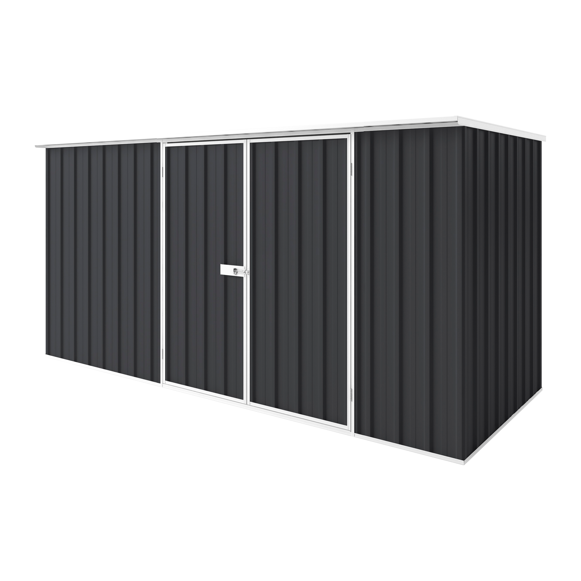 3.75m x 1.5m Flat Roof Garden Shed
