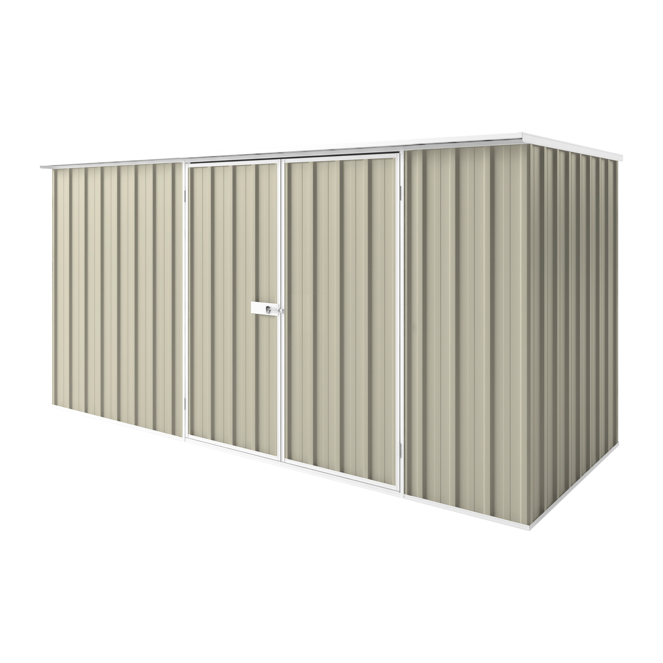 3.75m x 1.5m Flat Roof Garden Shed