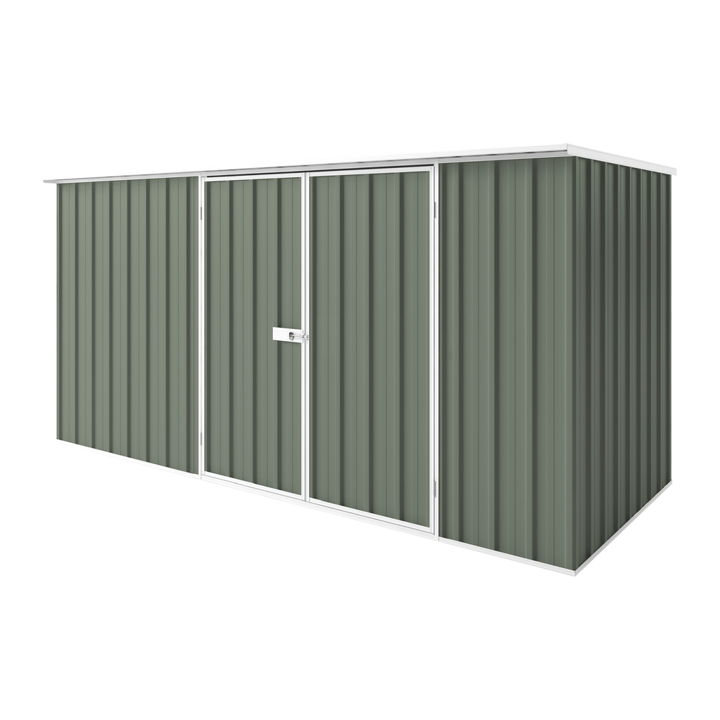 3.75m x 1.5m Flat Roof Garden Shed