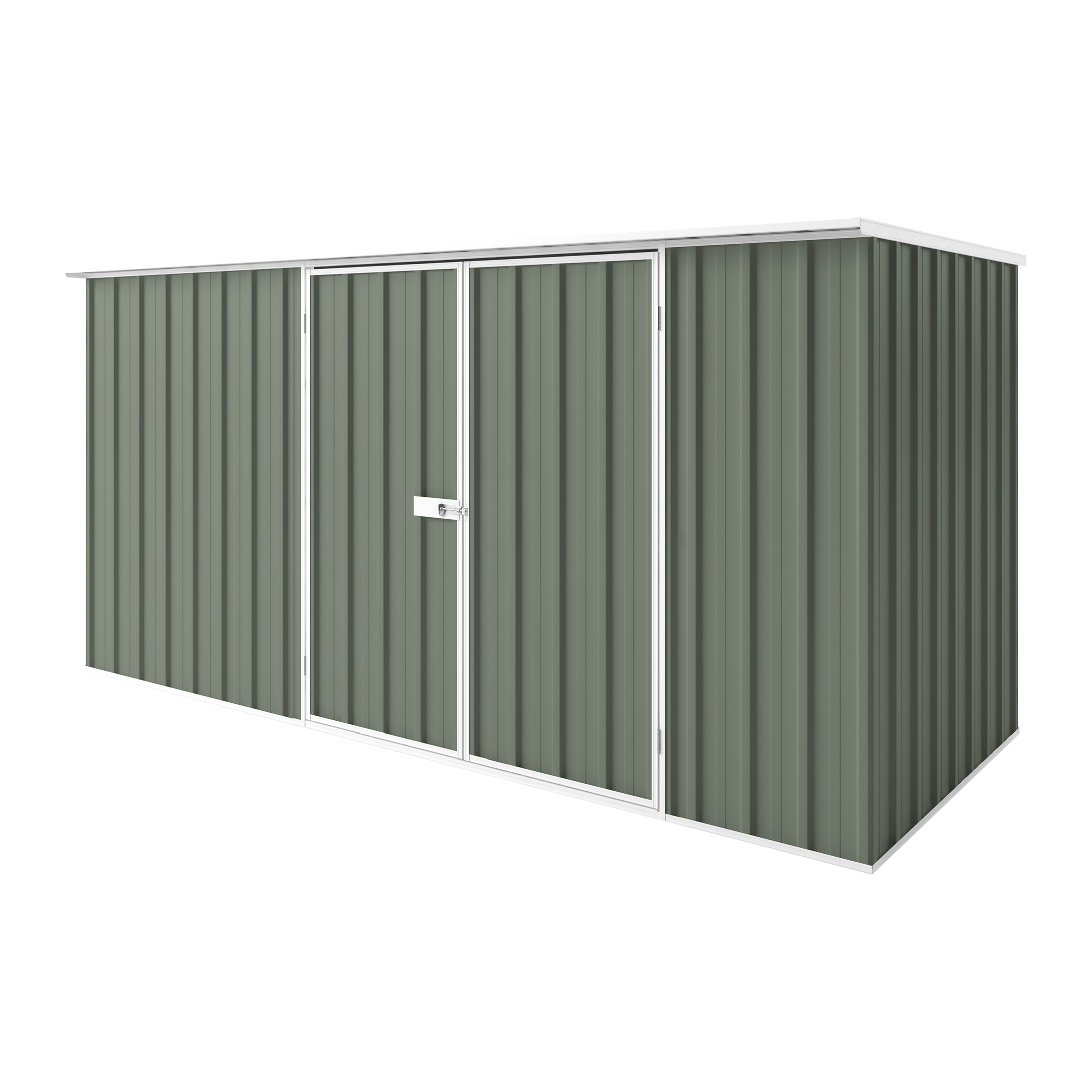 3.75m x 1.5m Flat Roof Garden Shed