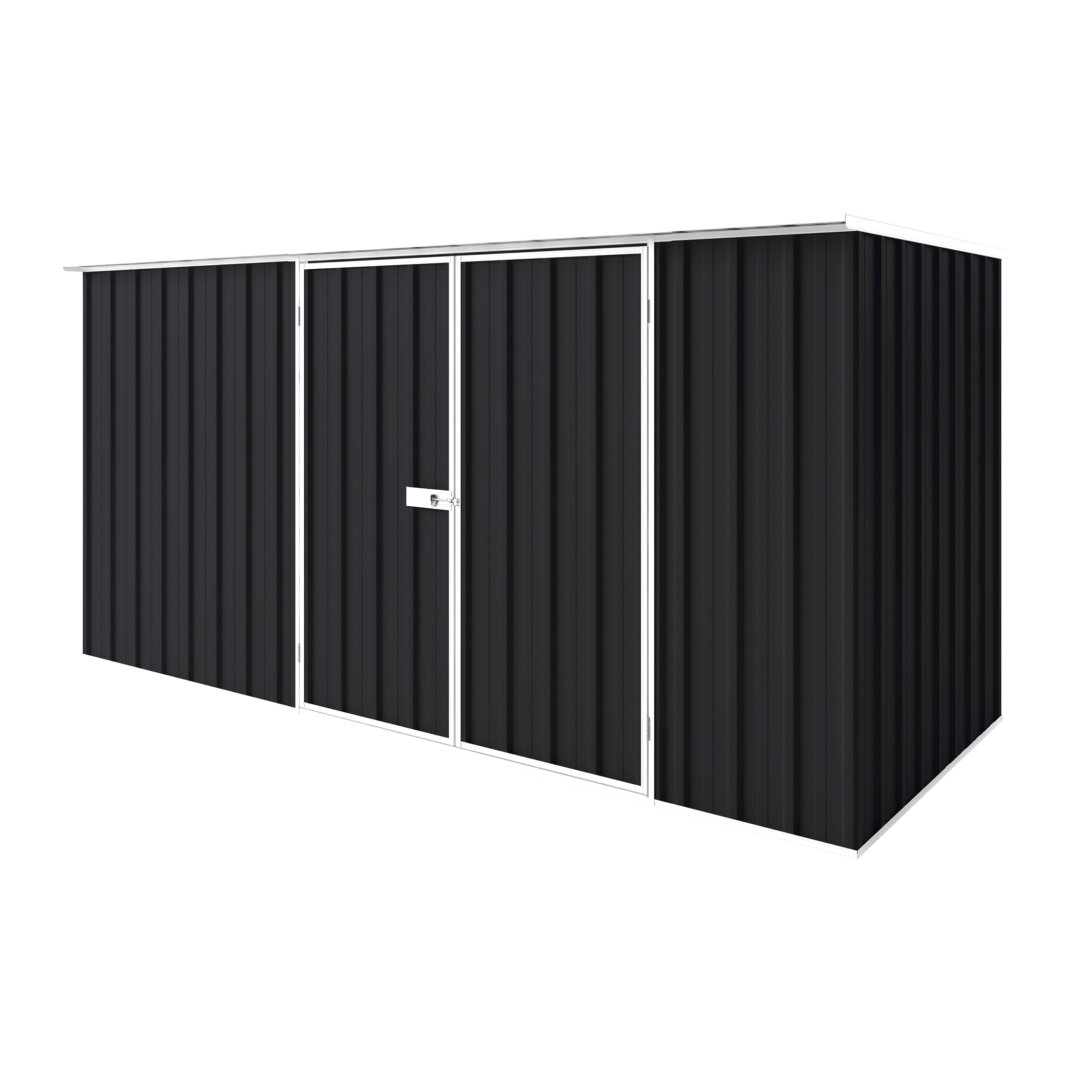 3.75m x 1.5m Flat Roof Garden Shed