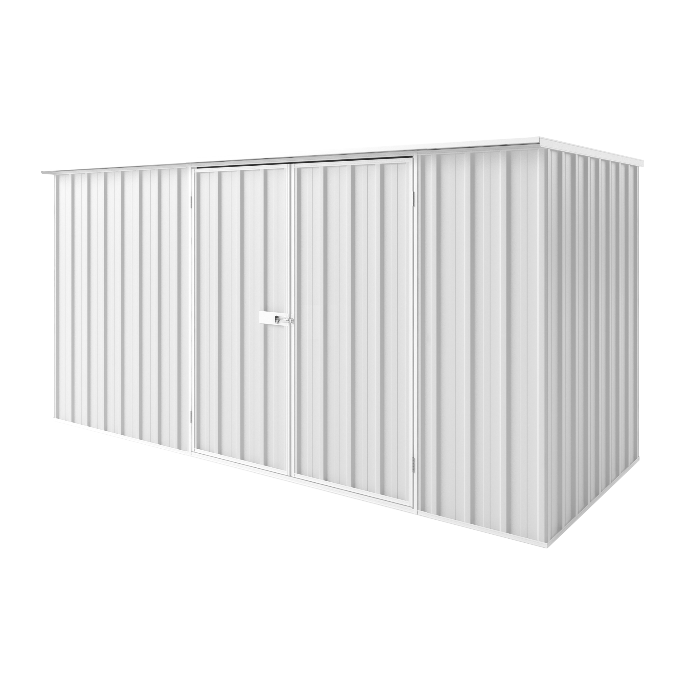 3.75m x 1.5m Flat Roof Garden Shed