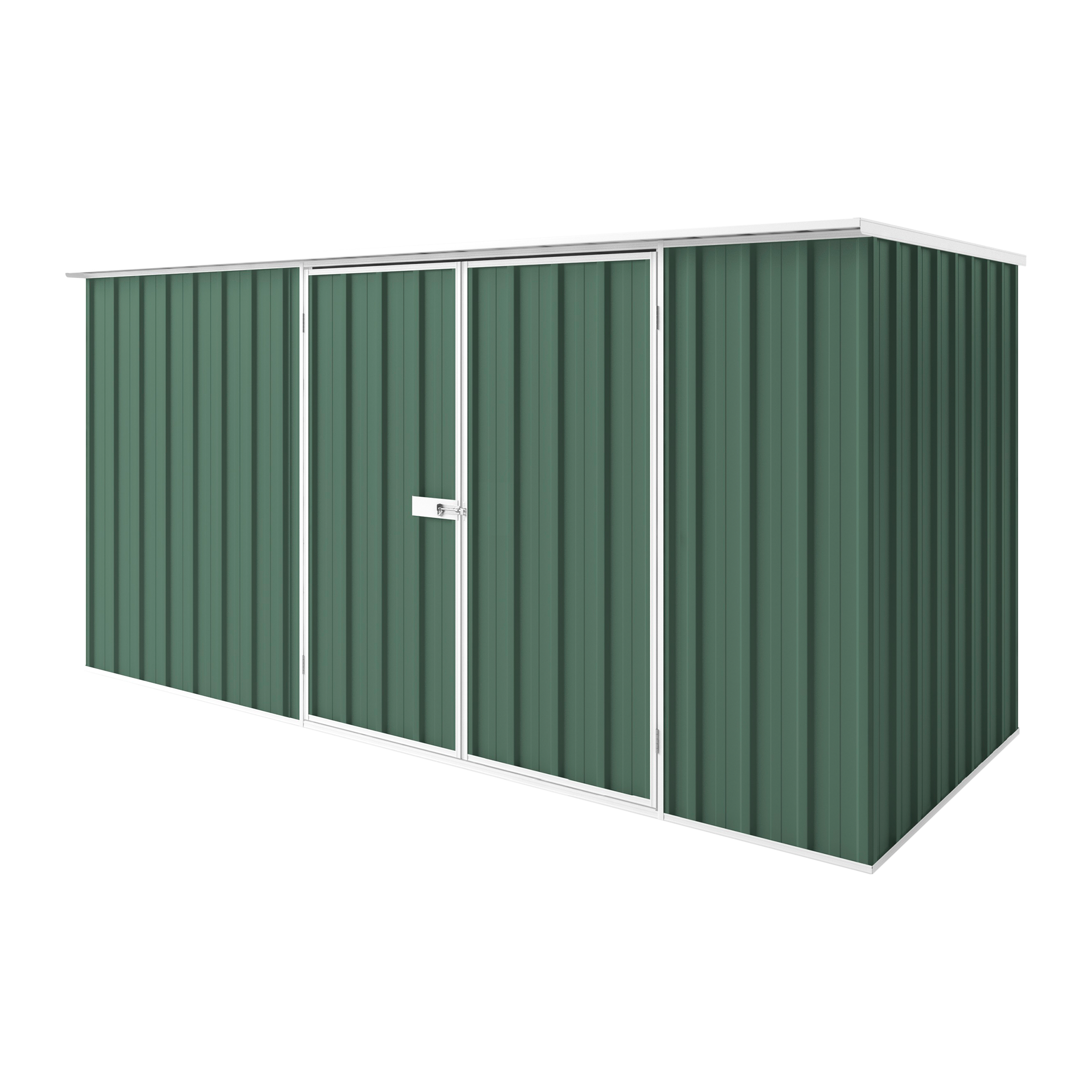 3.75m x 1.5m Flat Roof Garden Shed