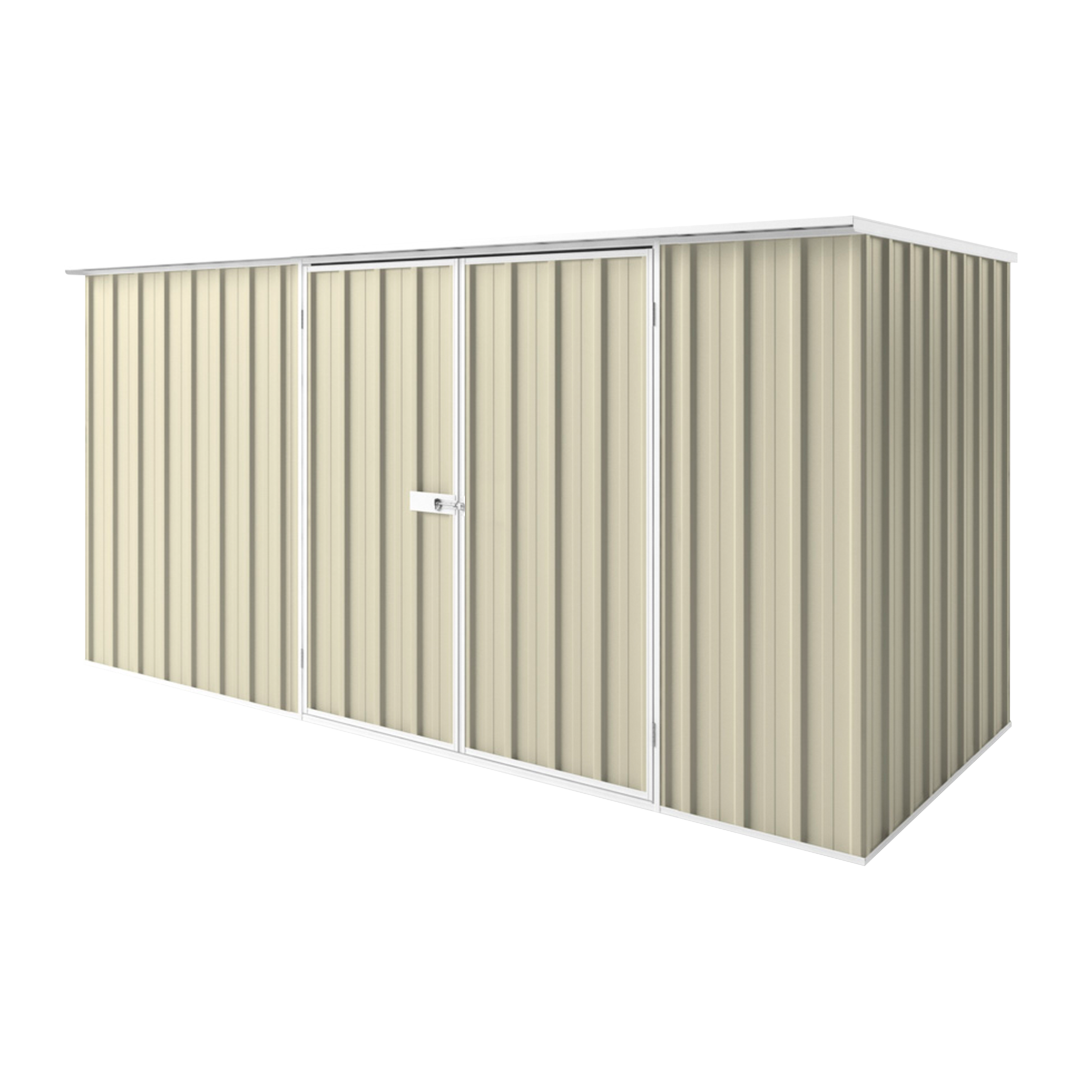 3.75m x 1.5m Flat Roof Garden Shed