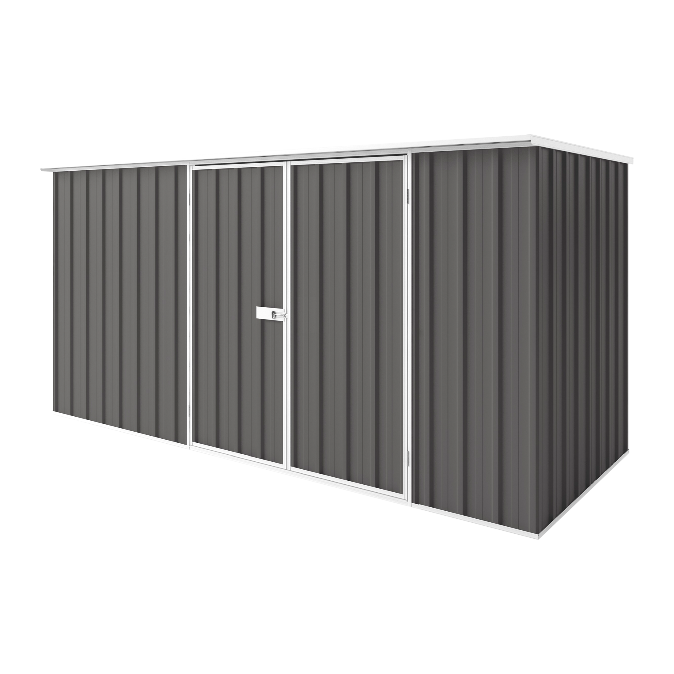 3.75m x 1.5m Flat Roof Garden Shed