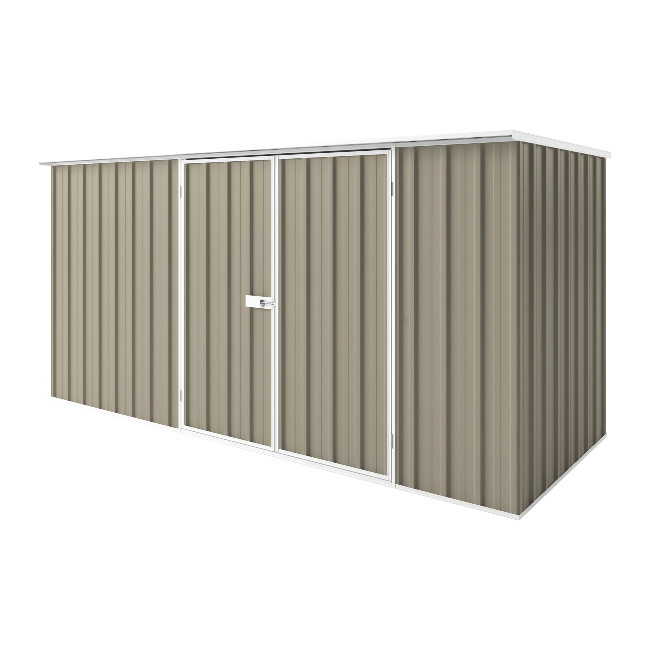 3.75m x 1.5m Flat Roof Garden Shed