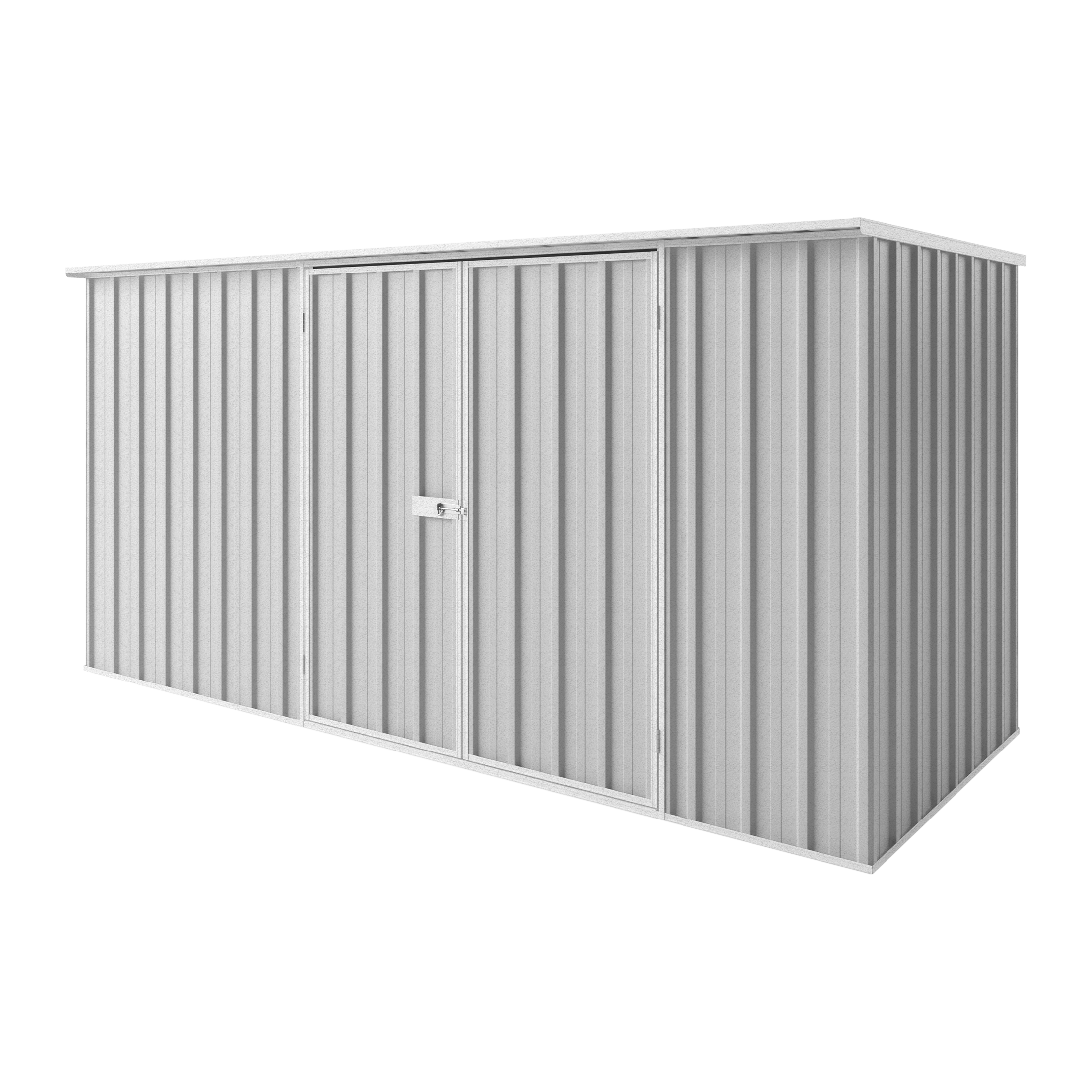 3.75m x 1.5m Flat Roof Garden Shed