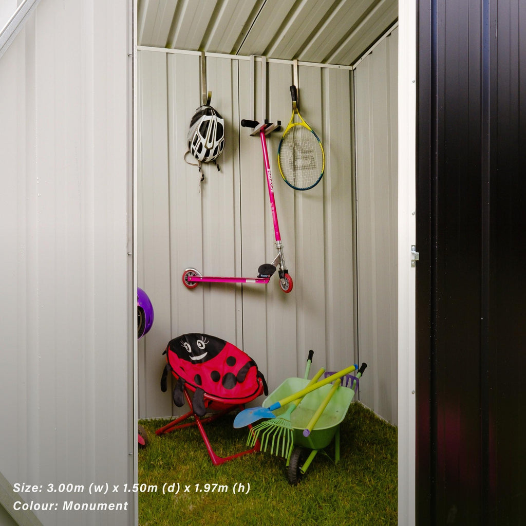 1.5m x 1.5m Gable Roof Garden Shed