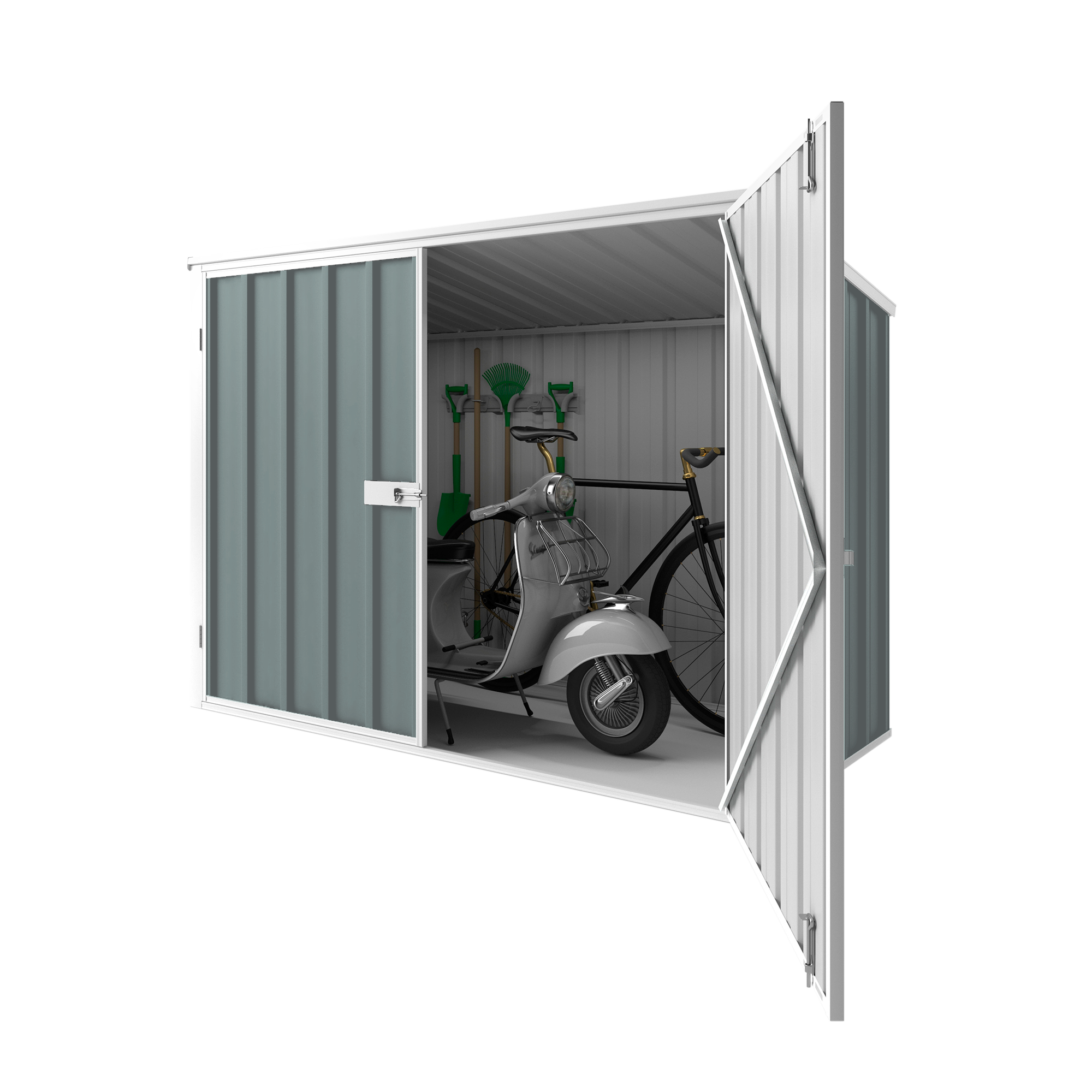 2.08m x 0.97m Garden Locker Shed