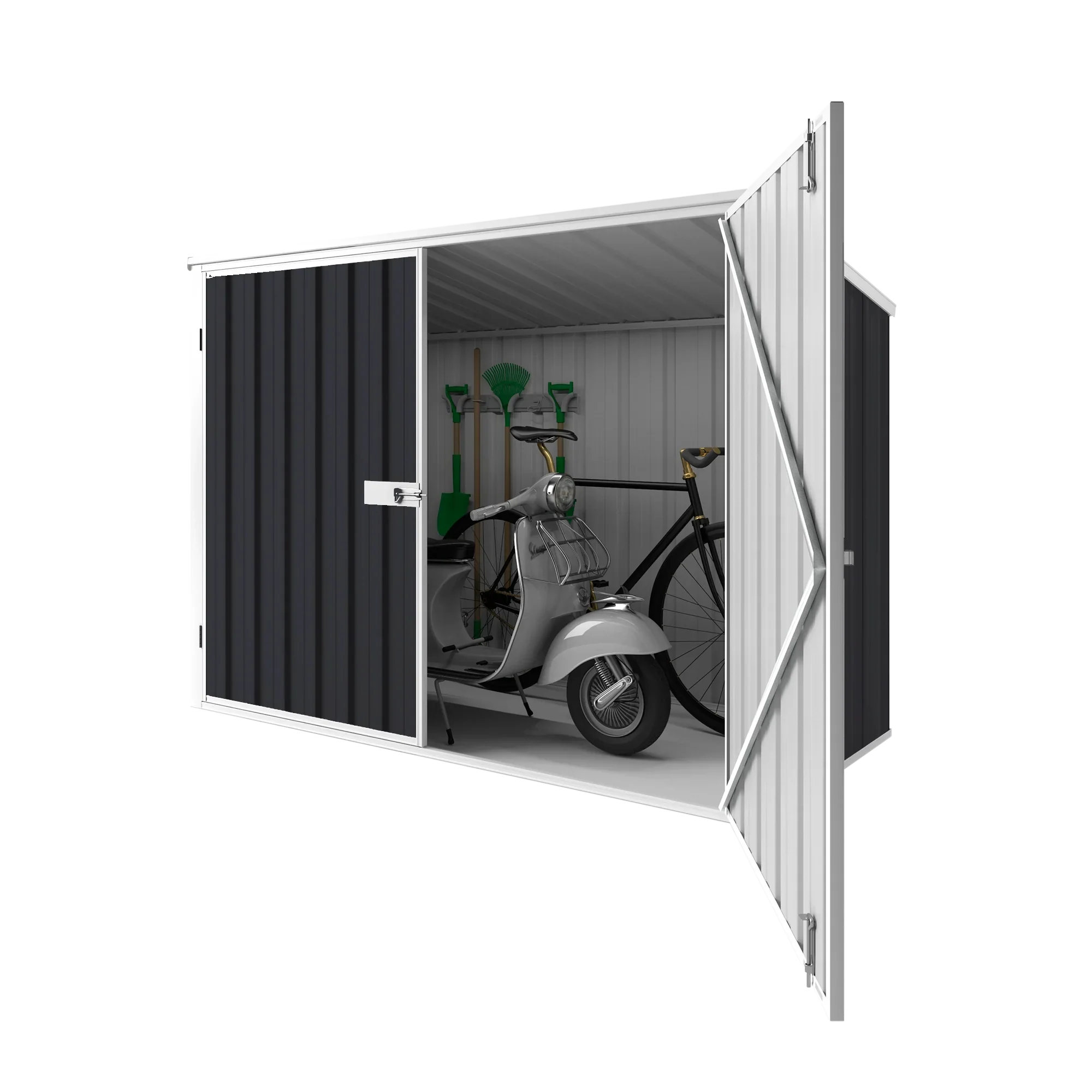 2.08m x 0.97m Garden Locker Shed