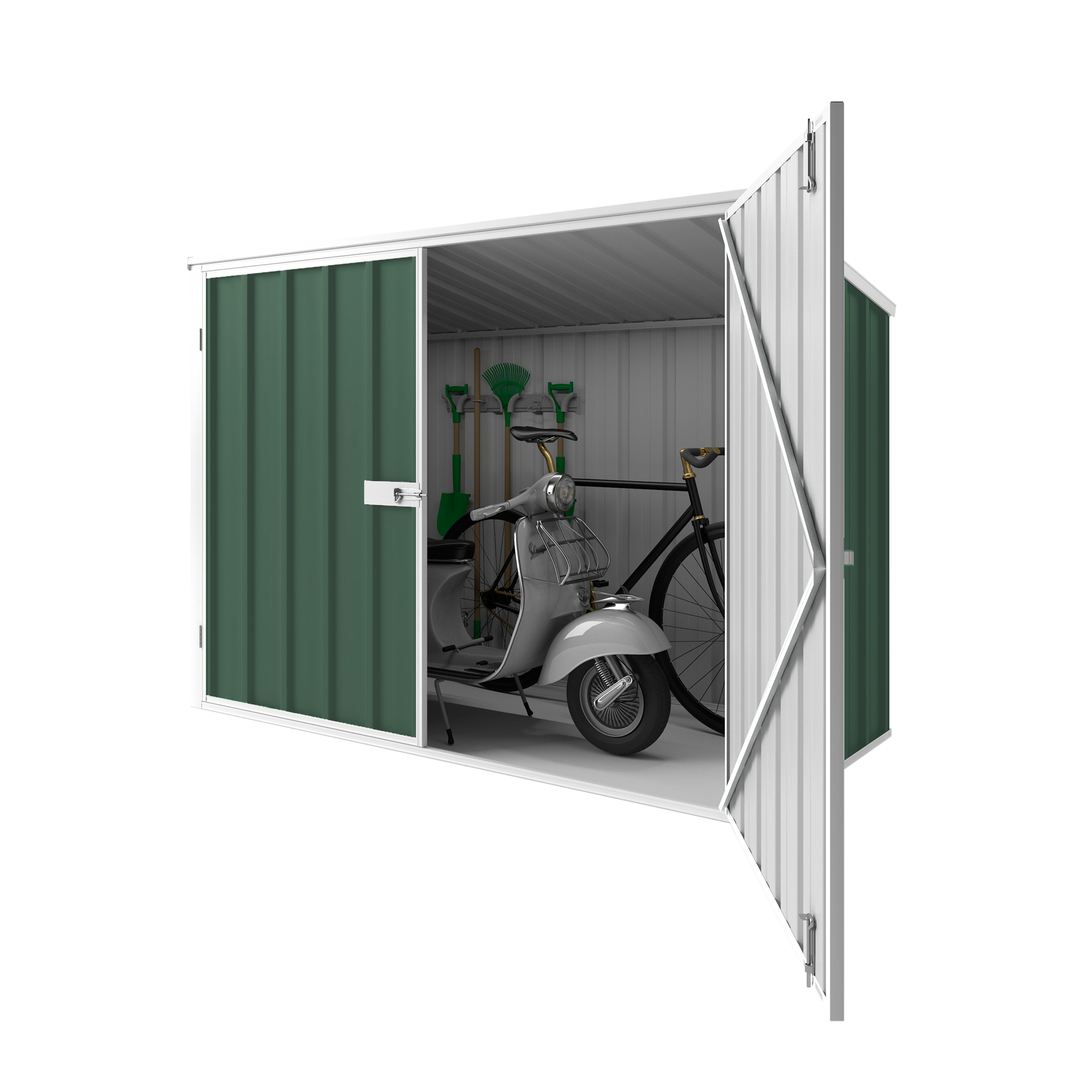 2.08m x 0.97m Garden Locker Shed