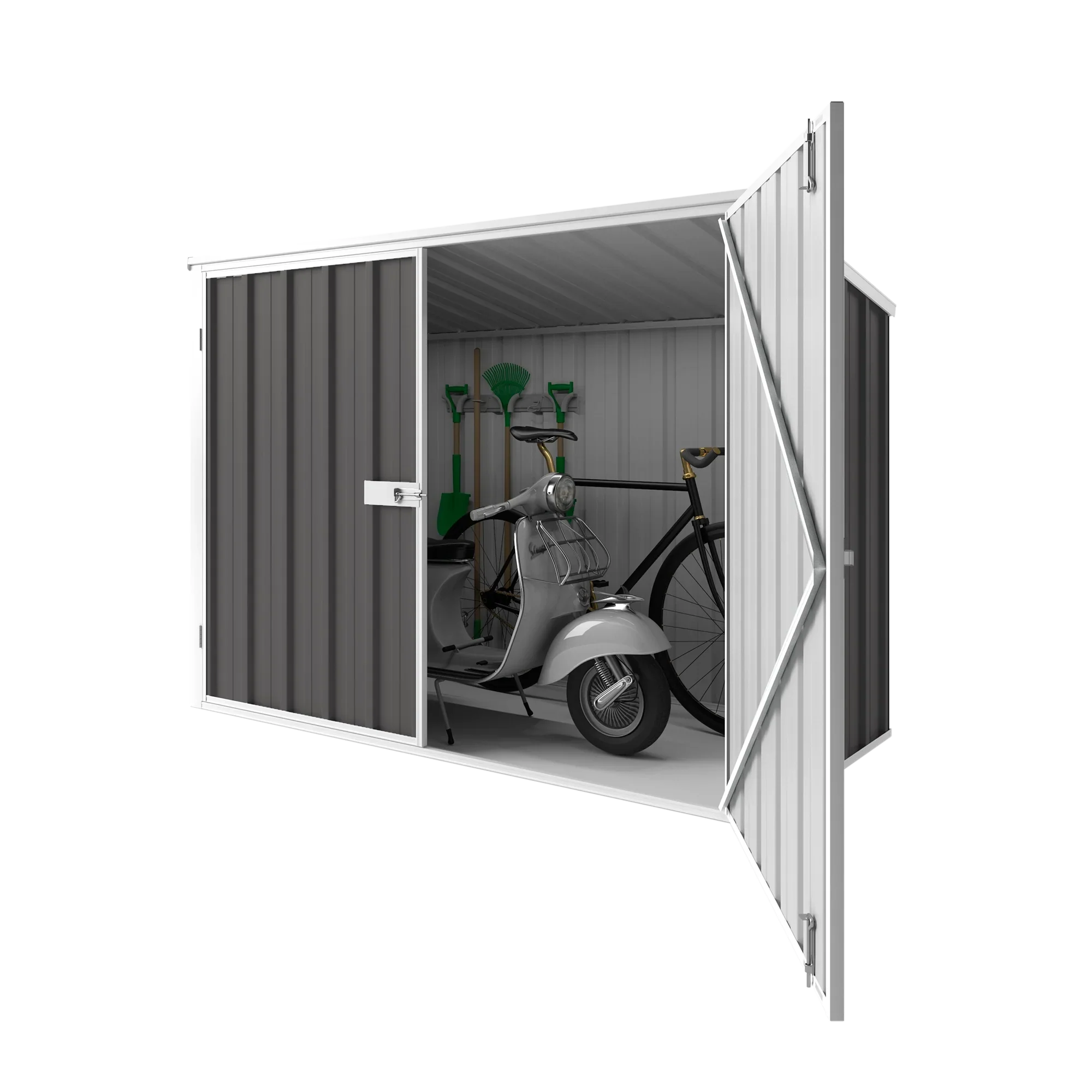 2.08m x 0.97m Garden Locker Shed