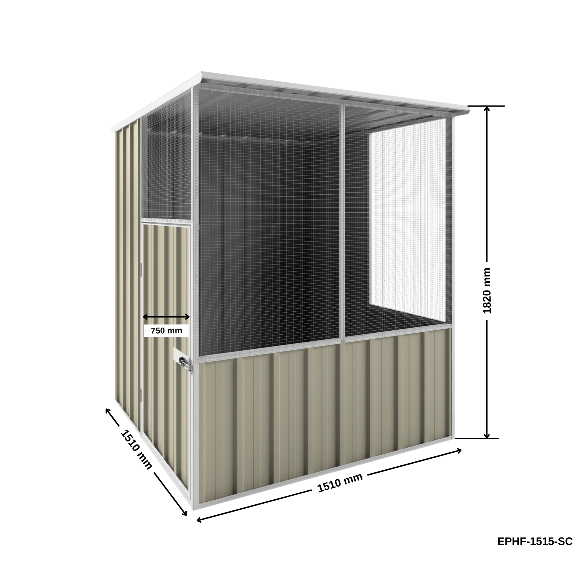 1.5m x 1.5m Aviary Pet House