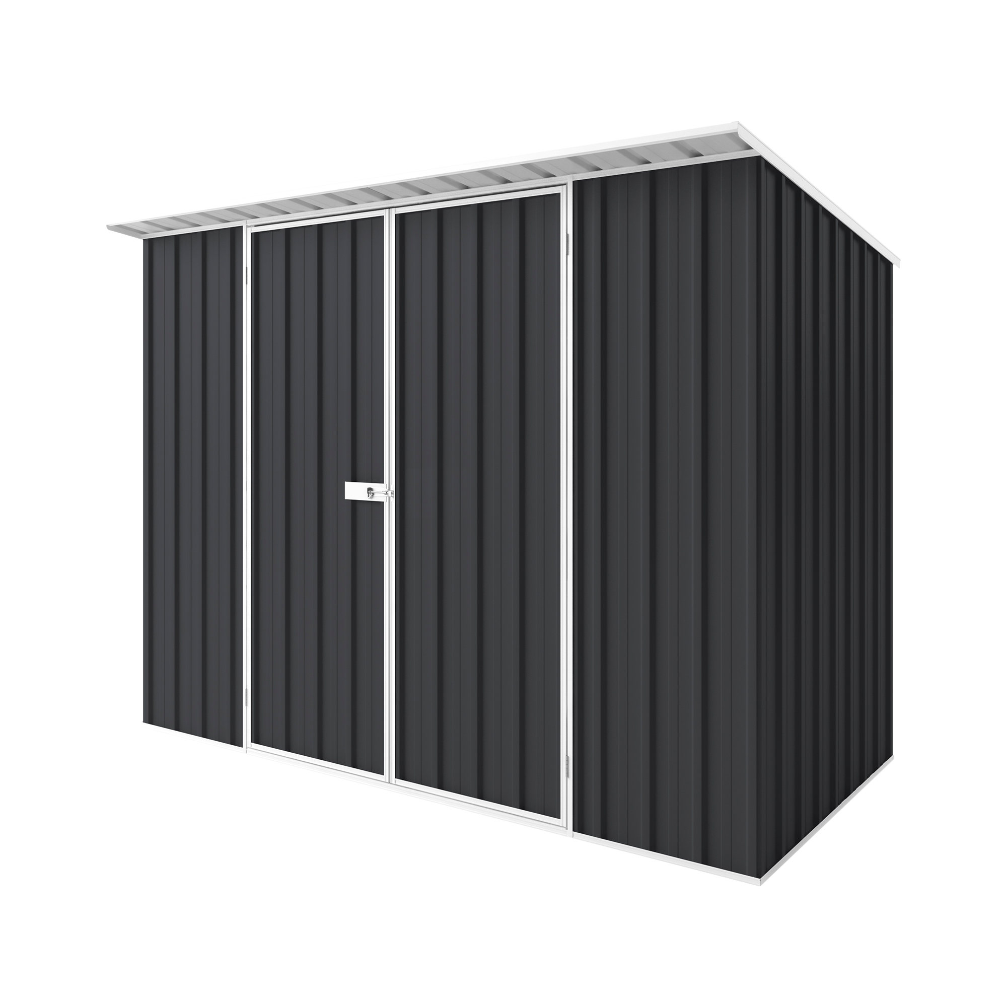 3m x 1.5m x 2.1m Skillion Roof Garden Shed